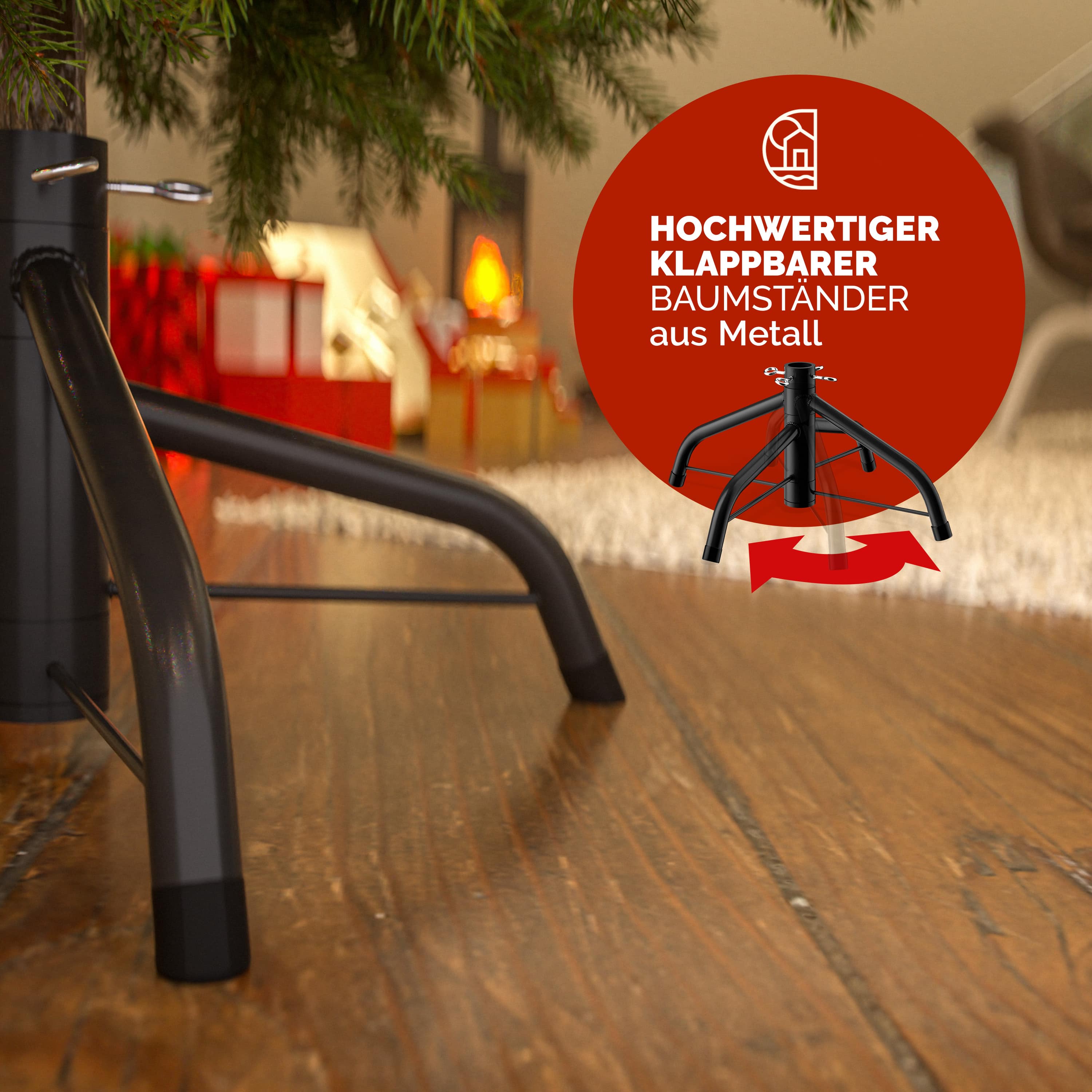 Kunstkerstboom\u0020150cm\u0020met\u0020Verlichting