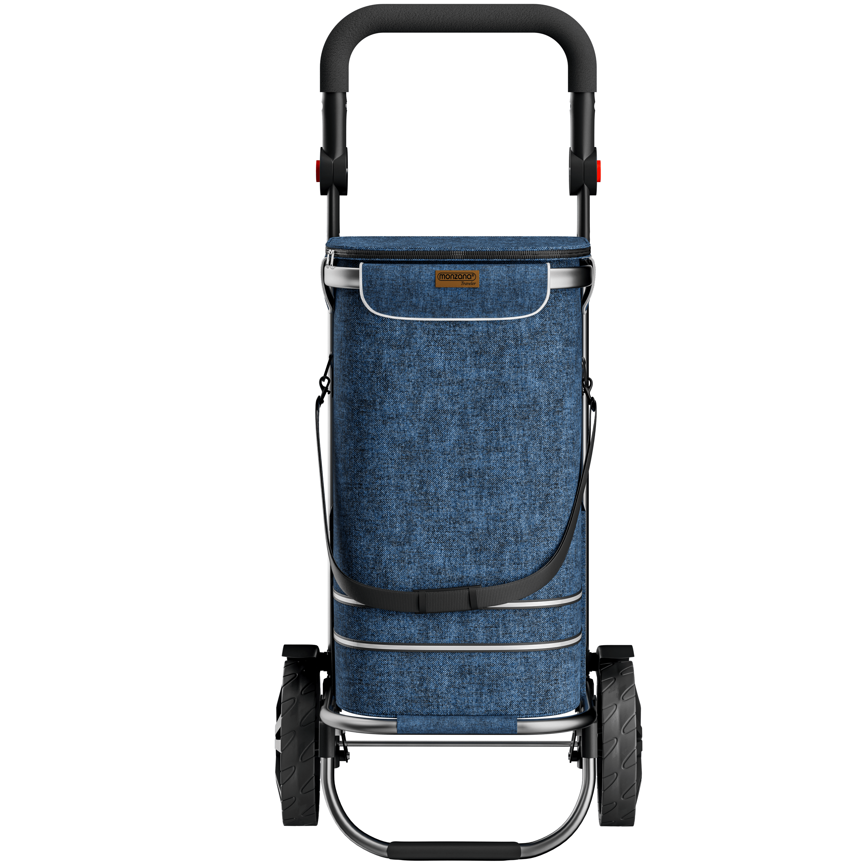 Boodschappentrolley\u0020Blauw\u0020Alu\u002056L\u002031x24x54cm Boodschappentrolley\u0020Blauw\u0020Alu\u002056L\u002031x24x54cm