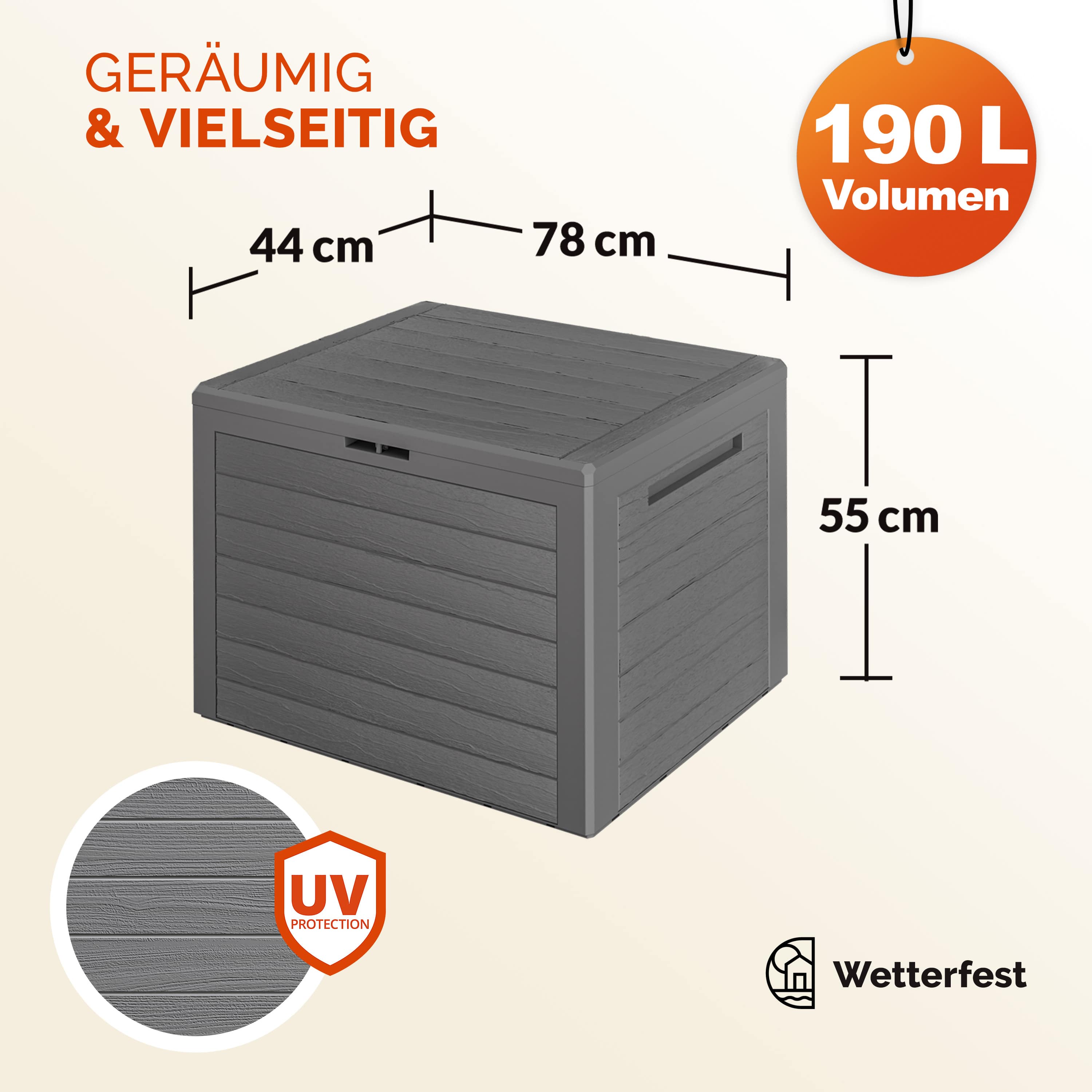 Kussenbox\u0020Lille\u0020Grijs\u0020190L\u0020houtlook Kussenbox\u0020Lille\u0020Grijs\u0020190L\u0020houtlook
