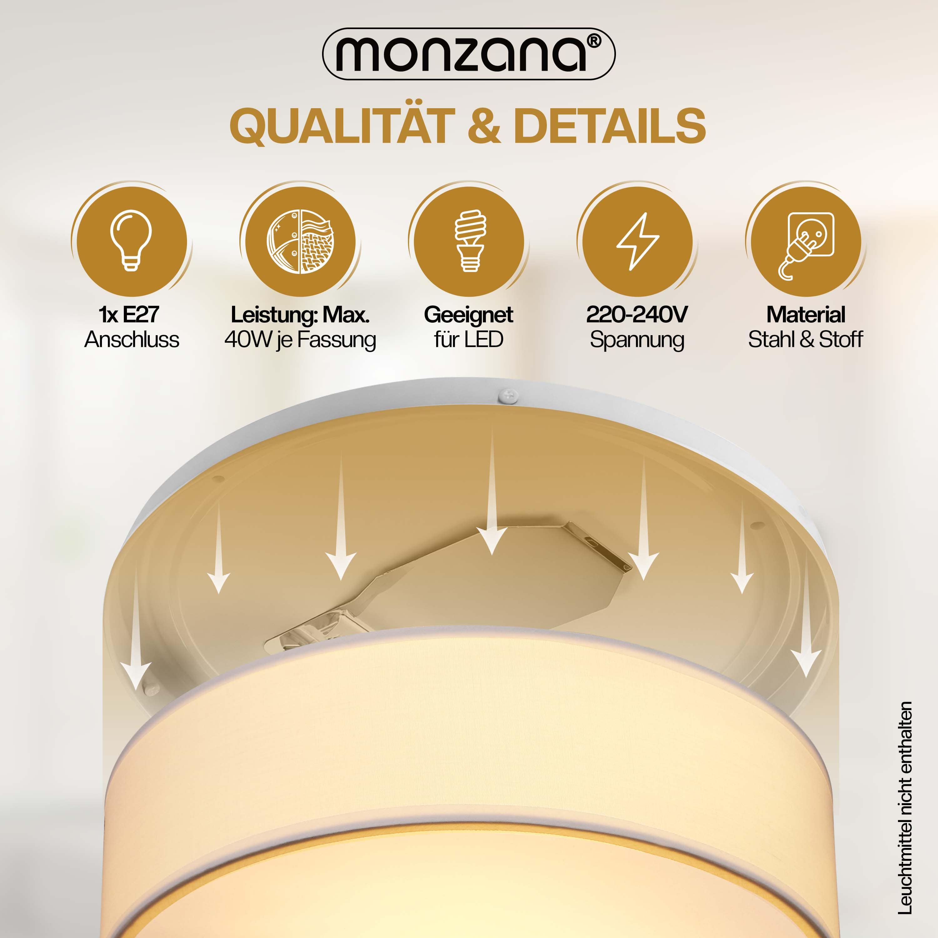 Plafondlamp\u0020Wit\u0020Stof\u0020\u00F830cm Plafondlamp\u0020Wit\u0020Stof\u0020\u00F830cm