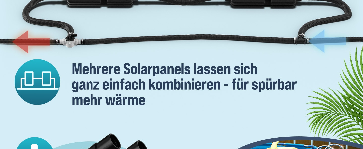 Zwembadverwarming\u0020Zonnepaneel\u0020Antraciet\u0020112x55x14cm
