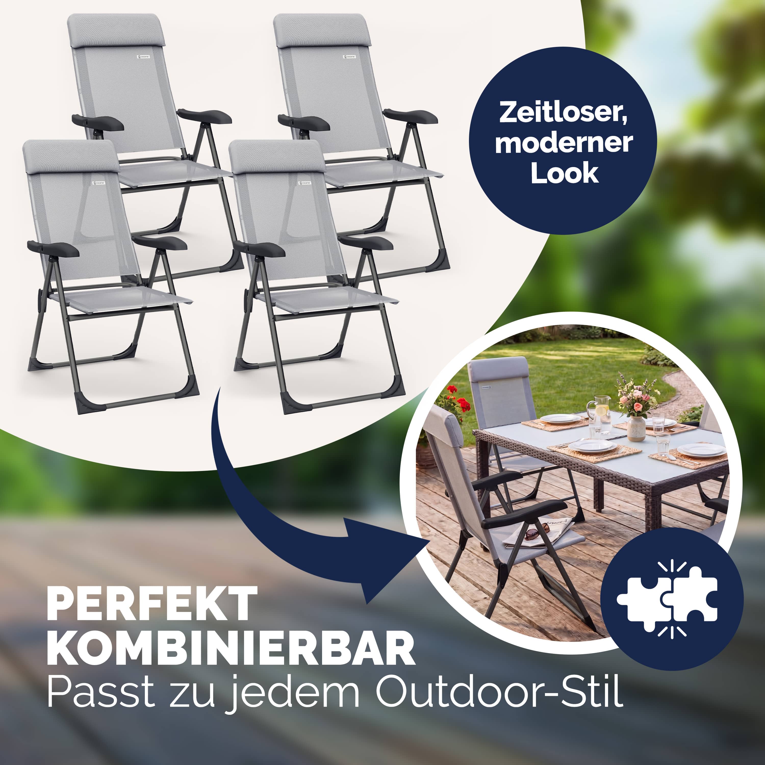 Tuinstoel\u0020met\u0020Hoge\u0020Rugleuning\u00204\u0020Stuks\u0020Grijs\u0020Aluminium Tuinstoel\u0020met\u0020Hoge\u0020Rugleuning\u00204\u0020Stuks\u0020Grijs\u0020Aluminium