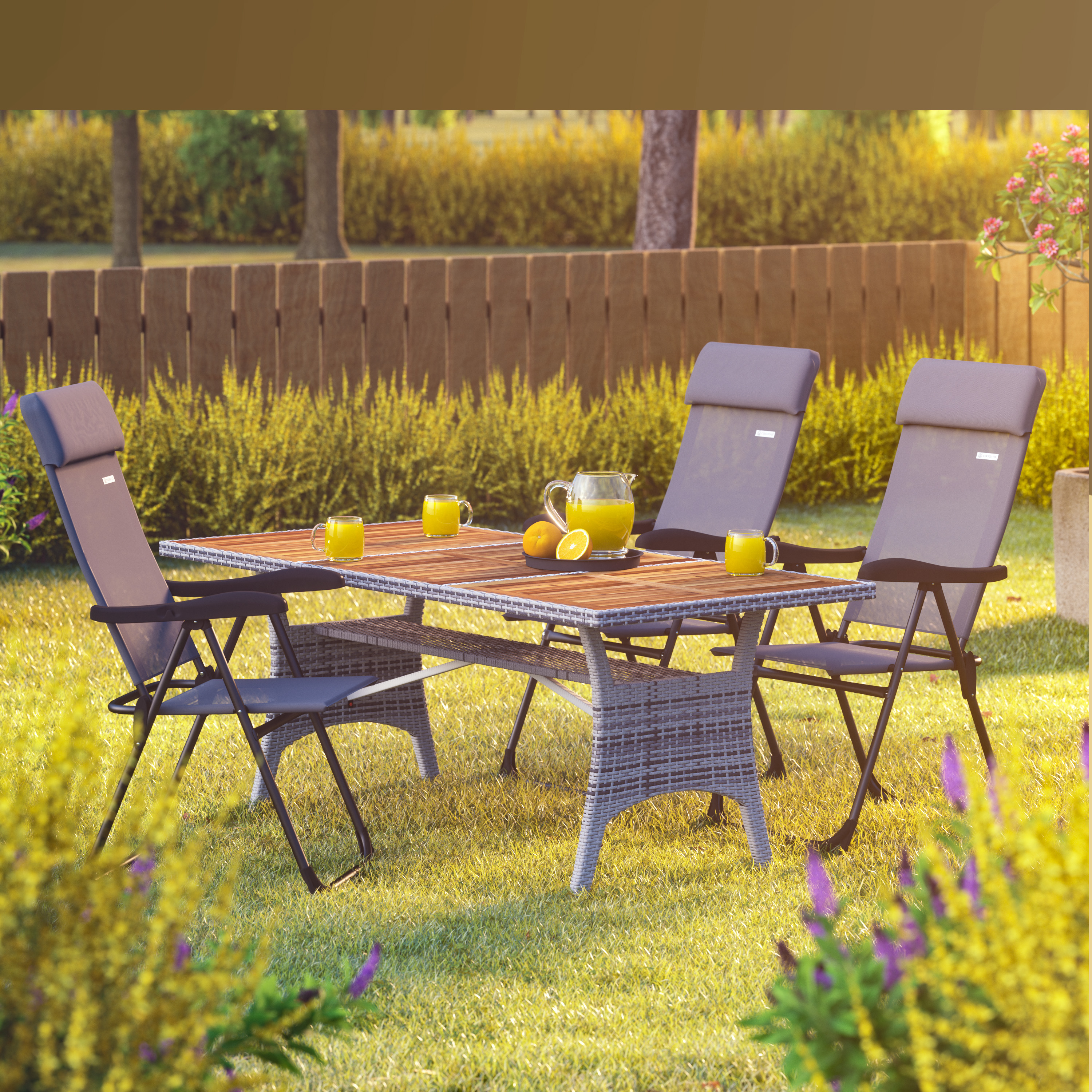 Tuinstoel\u0020met\u0020Hoge\u0020Rugleuning\u00202\u0020Stuks\u0020Grijs\u0020Aluminium Tuinstoel\u0020met\u0020Hoge\u0020Rugleuning\u00202\u0020Stuks\u0020Grijs\u0020Aluminium
