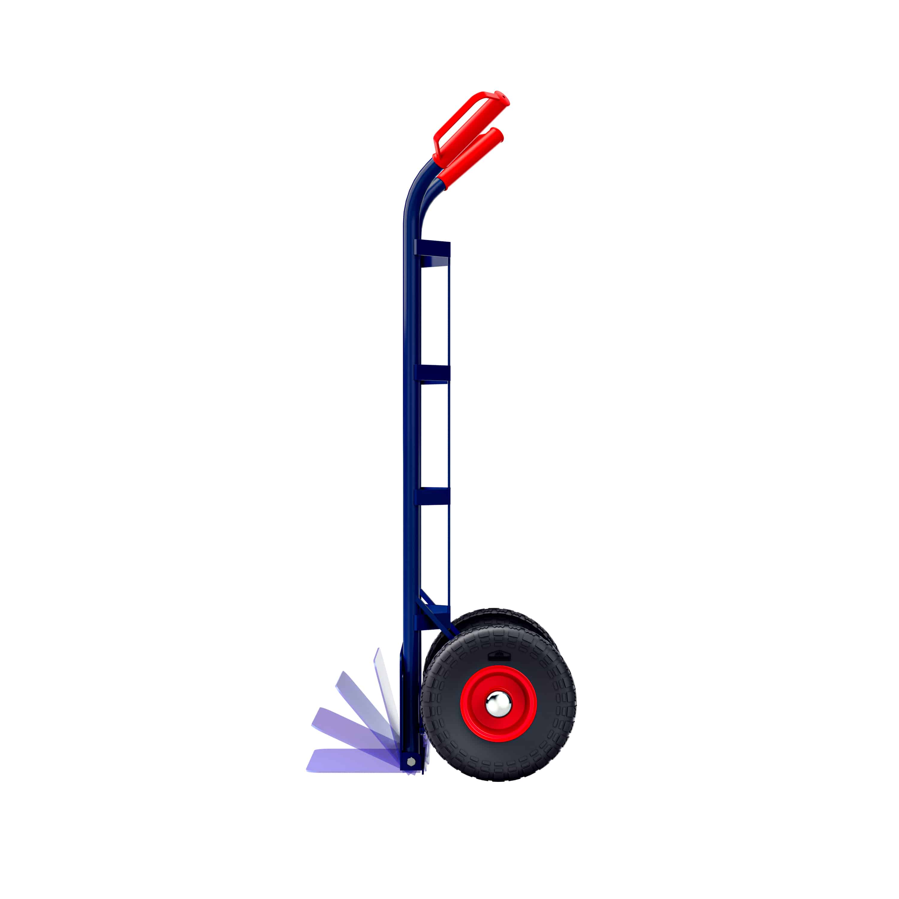 Steekwagen\u0020Blauw\u0020Staal\u0020200kg\u0020opvouwbare\u0020schep