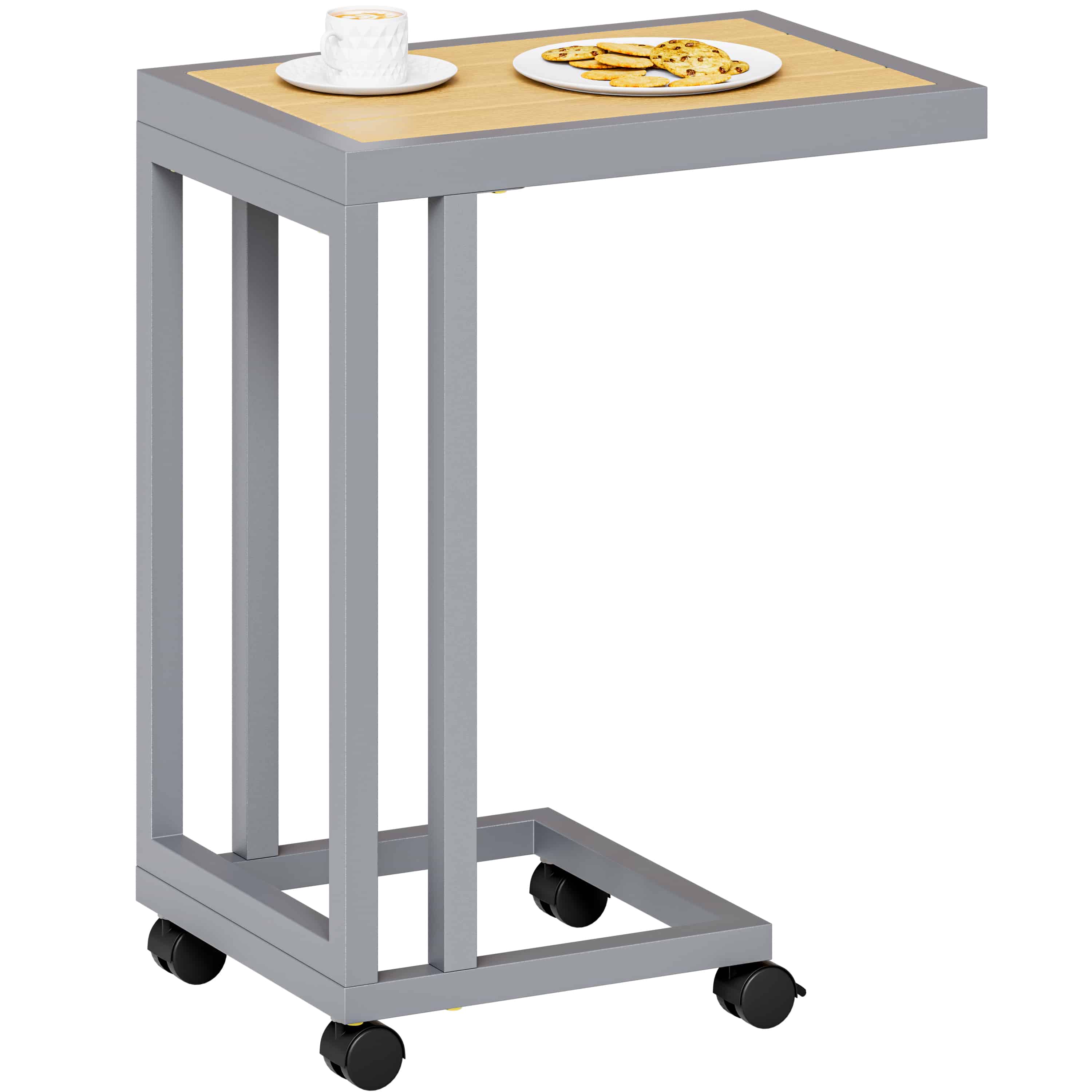 Bijzettafel\u0020Natur\u0020WPC\u002065,5x50x40cm Bijzettafel\u0020Natur\u0020WPC\u002065,5x50x40cm