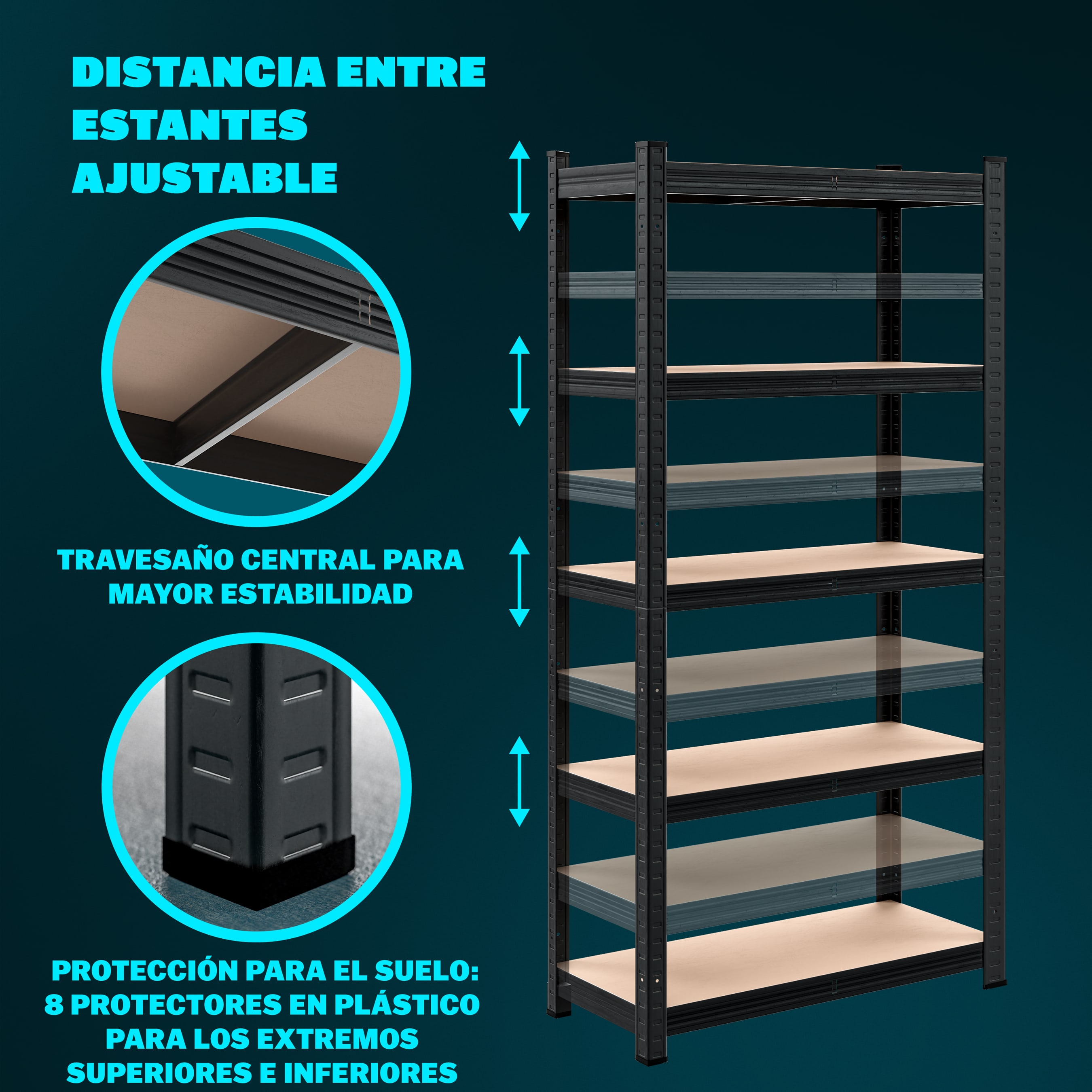 Stellingkast\u00202\u0020Stuks\u0020Zwart\u0020180x90x40cm Stellingkast\u00202\u0020Stuks\u0020Zwart\u0020180x90x40cm
