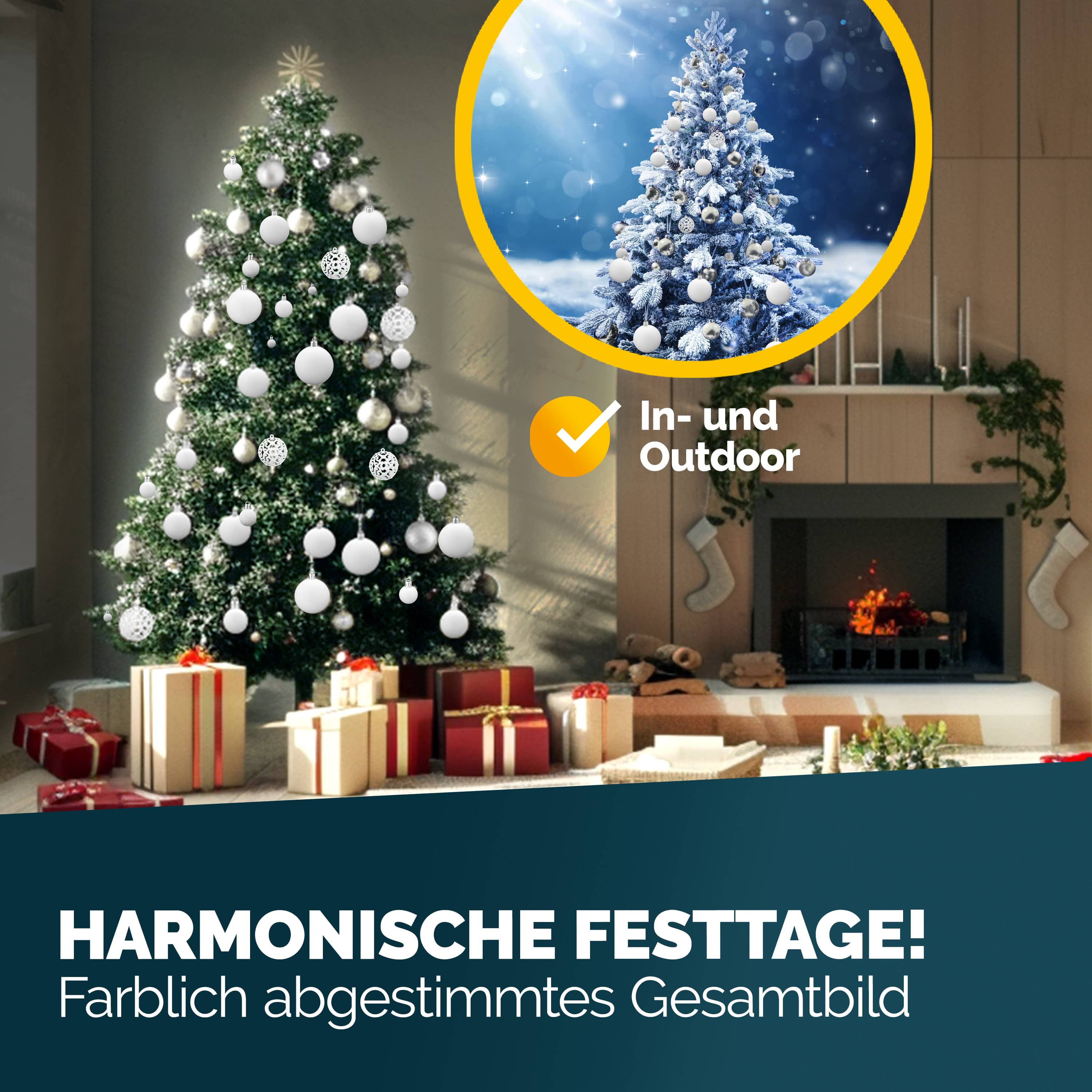 Kerstballen\u0020Wit\u0020100\u002Ddelig