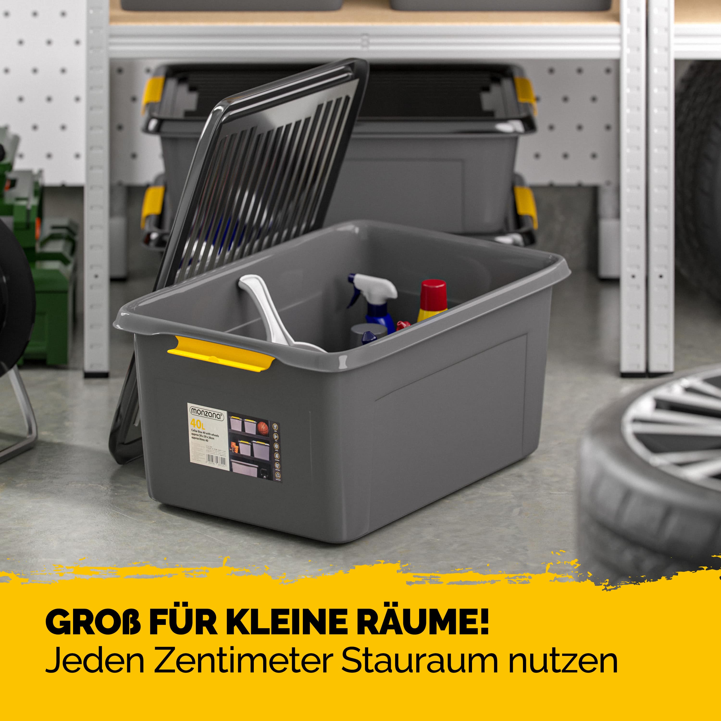 Opbergbox\u0020Grijs\u002FAntraciet\u002058x39x16cm\u0020stapelbaar\u002030L Opbergbox\u0020Grijs\u002FAntraciet\u002058x39x16cm\u0020stapelbaar\u002030L