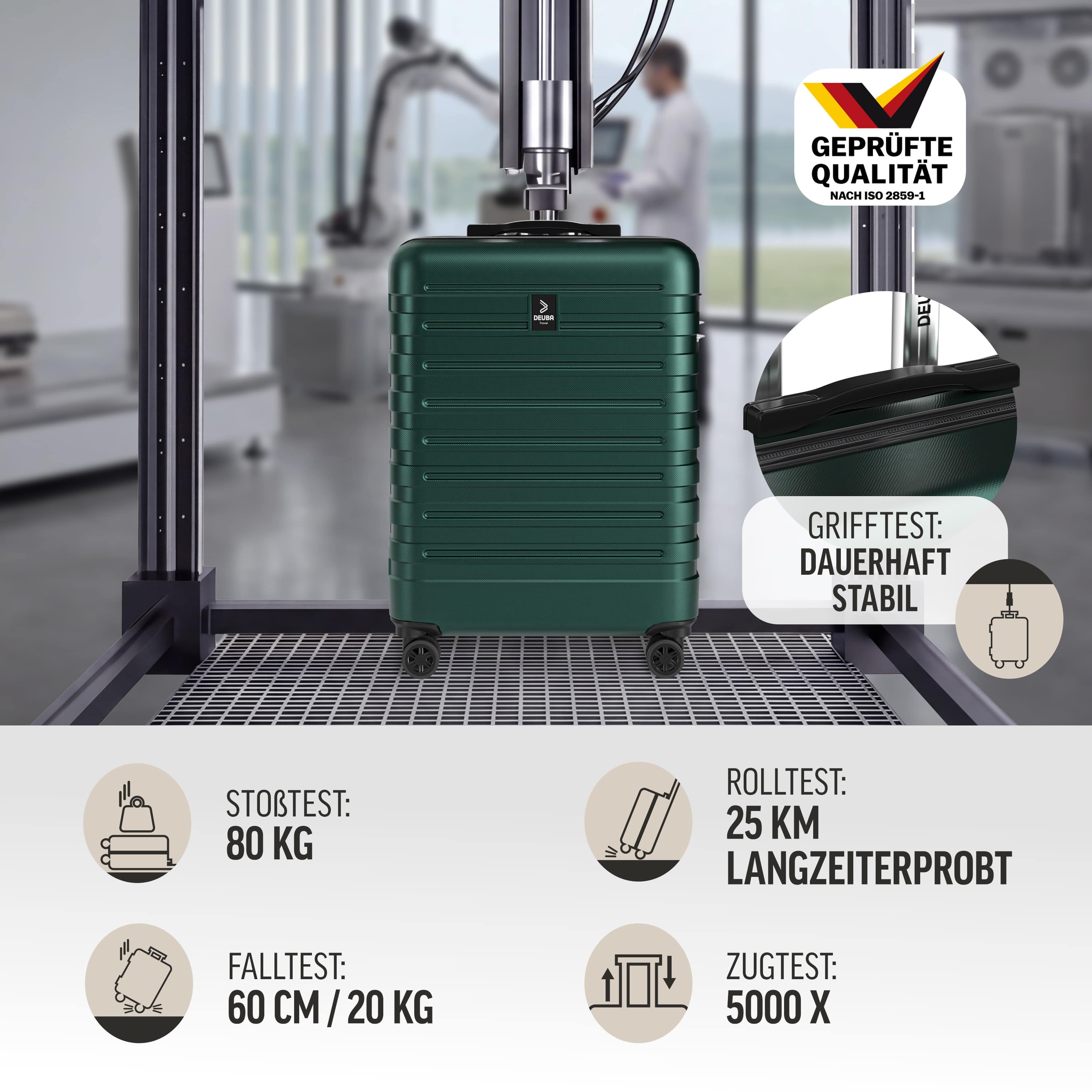 Hardshellkoffer\u0020New\u0020York\u00203\u002Ddelige\u0020set\u0020groen\u0020360\u00B0\u002Dwielen\u0020ABS