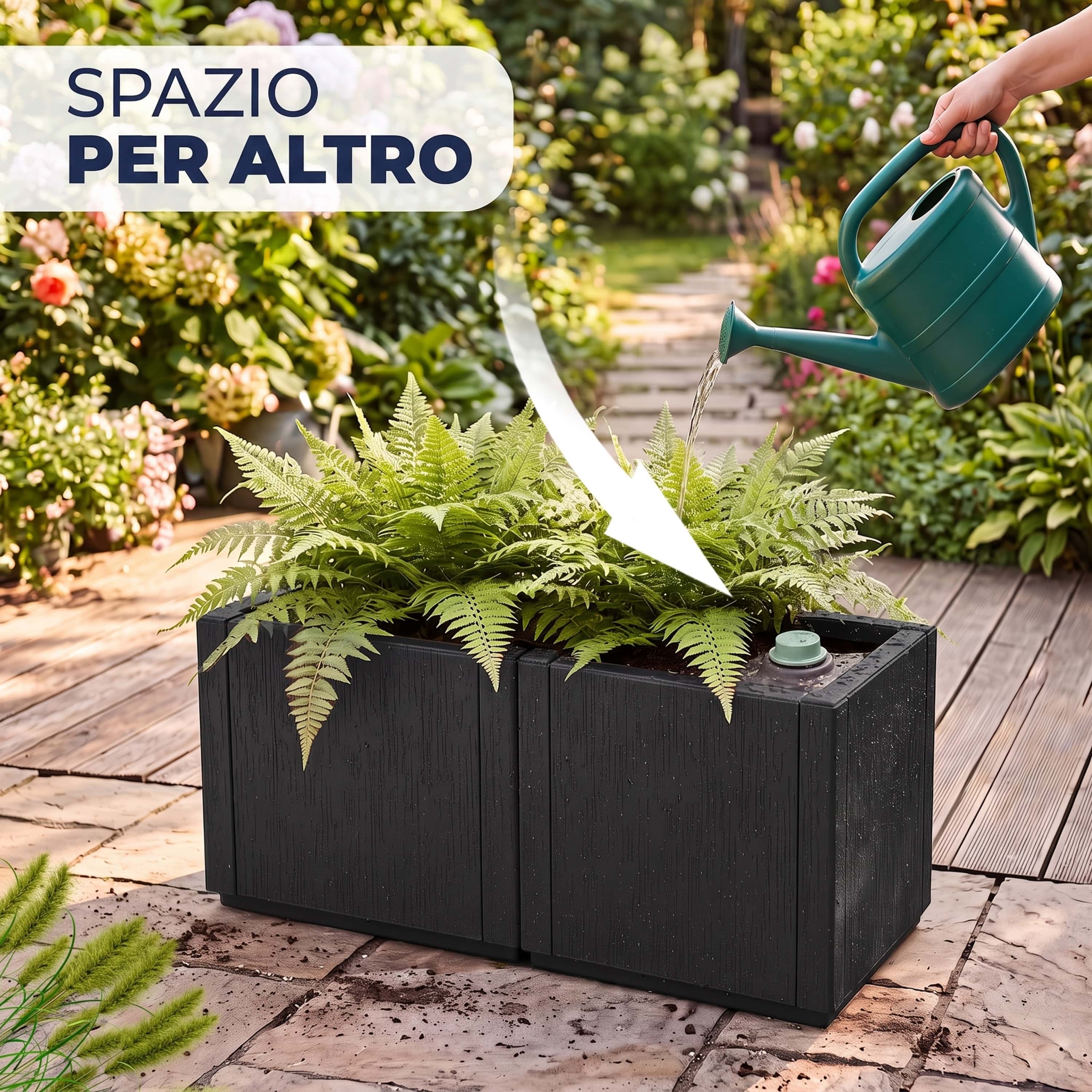 Bloempot\u0020Ethica\u0020antraciet\u0020kunststof\u002036x36x35\u0020cm Bloempot\u0020Ethica\u0020antraciet\u0020kunststof\u002036x36x35\u0020cm