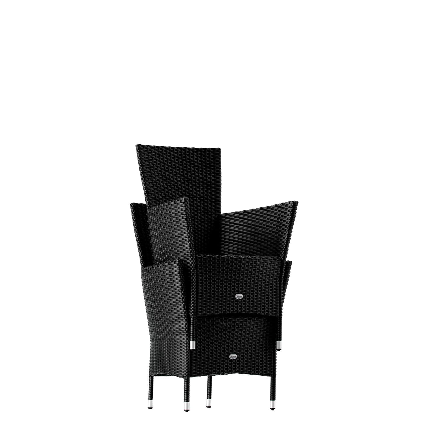 Polyrotan\u0020Tuinset\u0020Riga\u00205\u002Ddelig\u0020Zwart