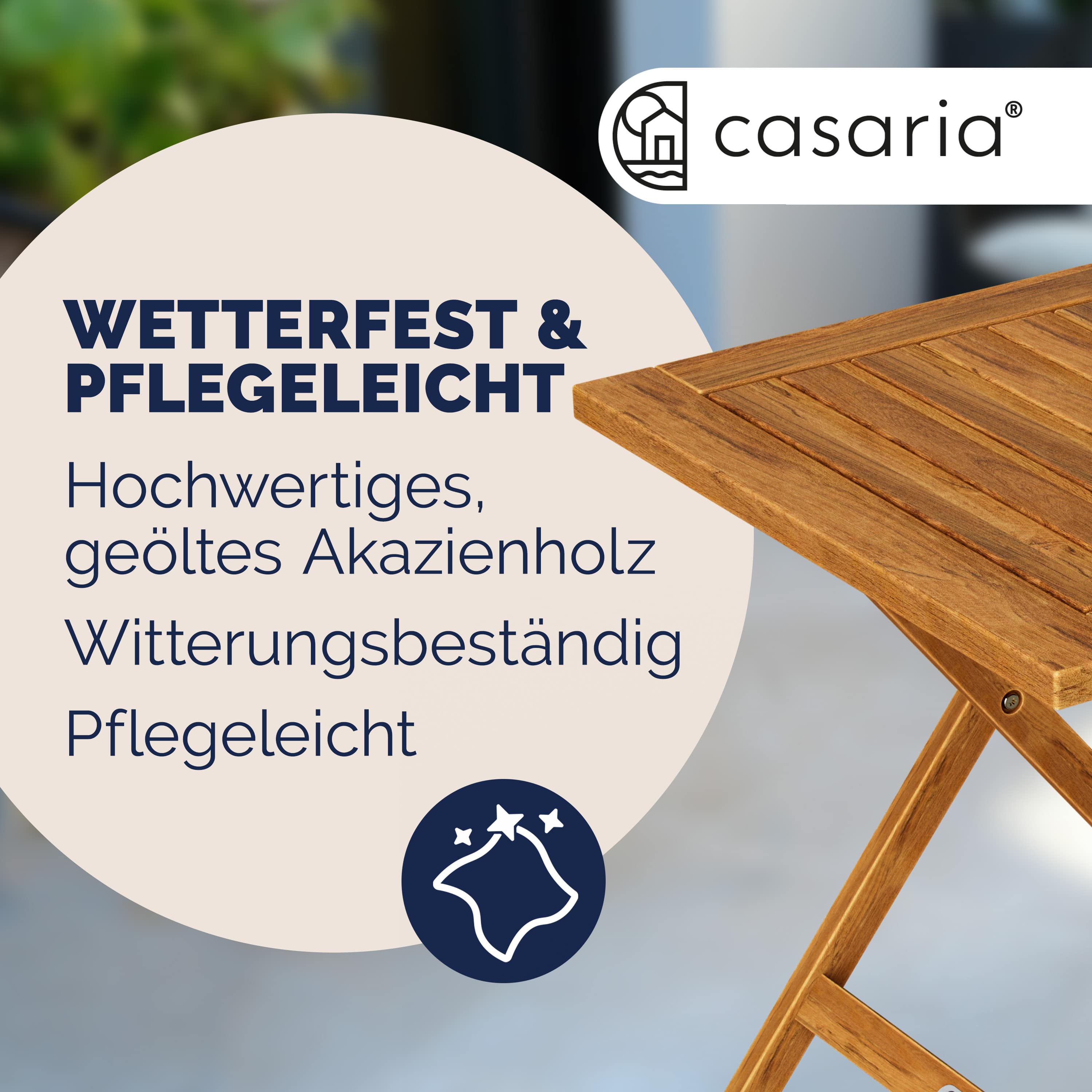 Bijzettafel\u0020Acaciahout\u002046x46cm\u0020Inklapbaar