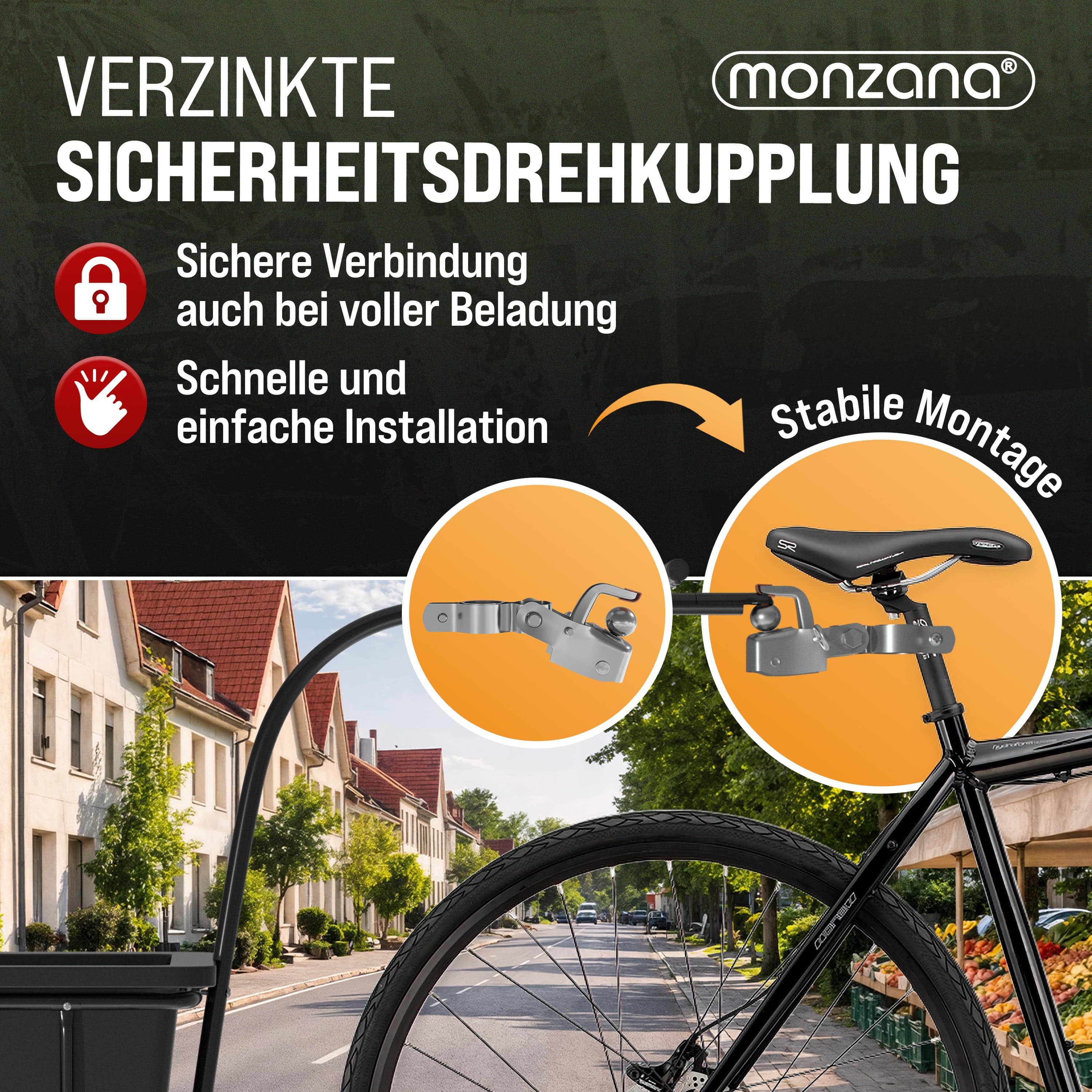 Fietskar\u0020Zwart\u0020Staal\u0020Kunststof\u002071x50x31cm\u002090\u0020Liter