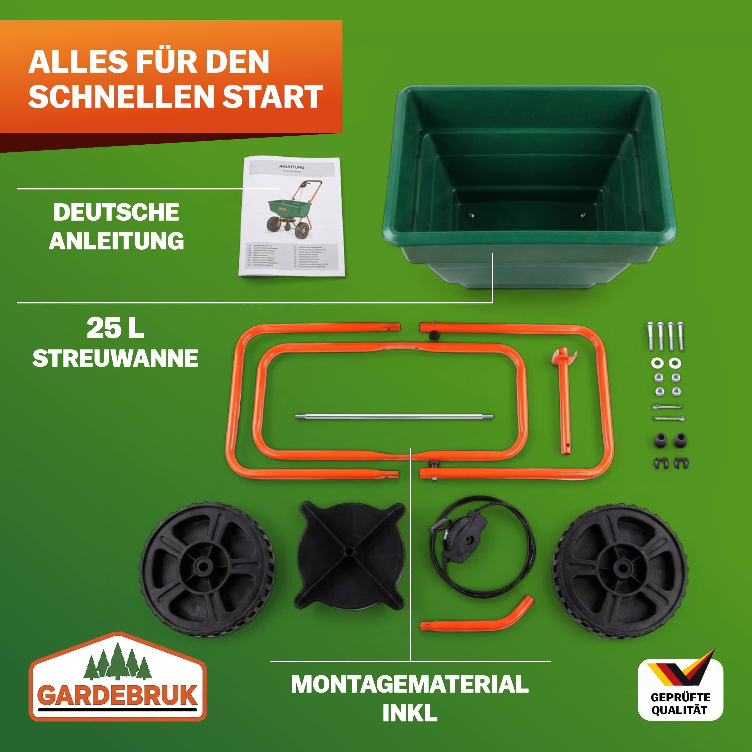 Strooiwagen\u0020Groen\u002025\u0020Liter