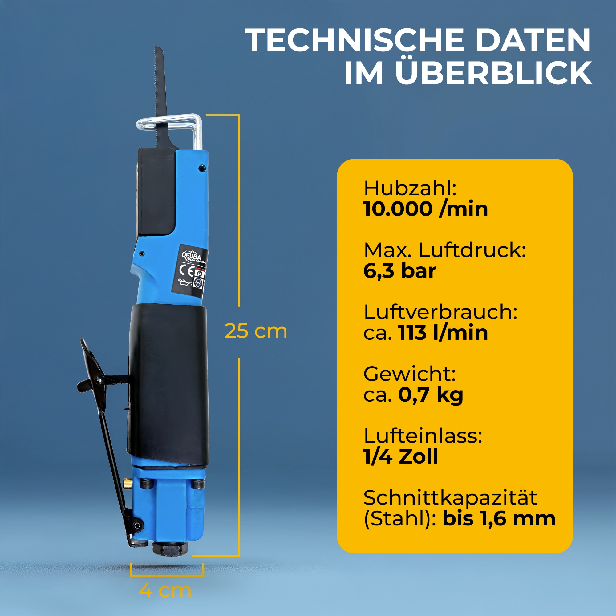 Persluchtcorpuszaag\u0020blauw\u002Fzwart\u0020incl\u0020zaagbladen