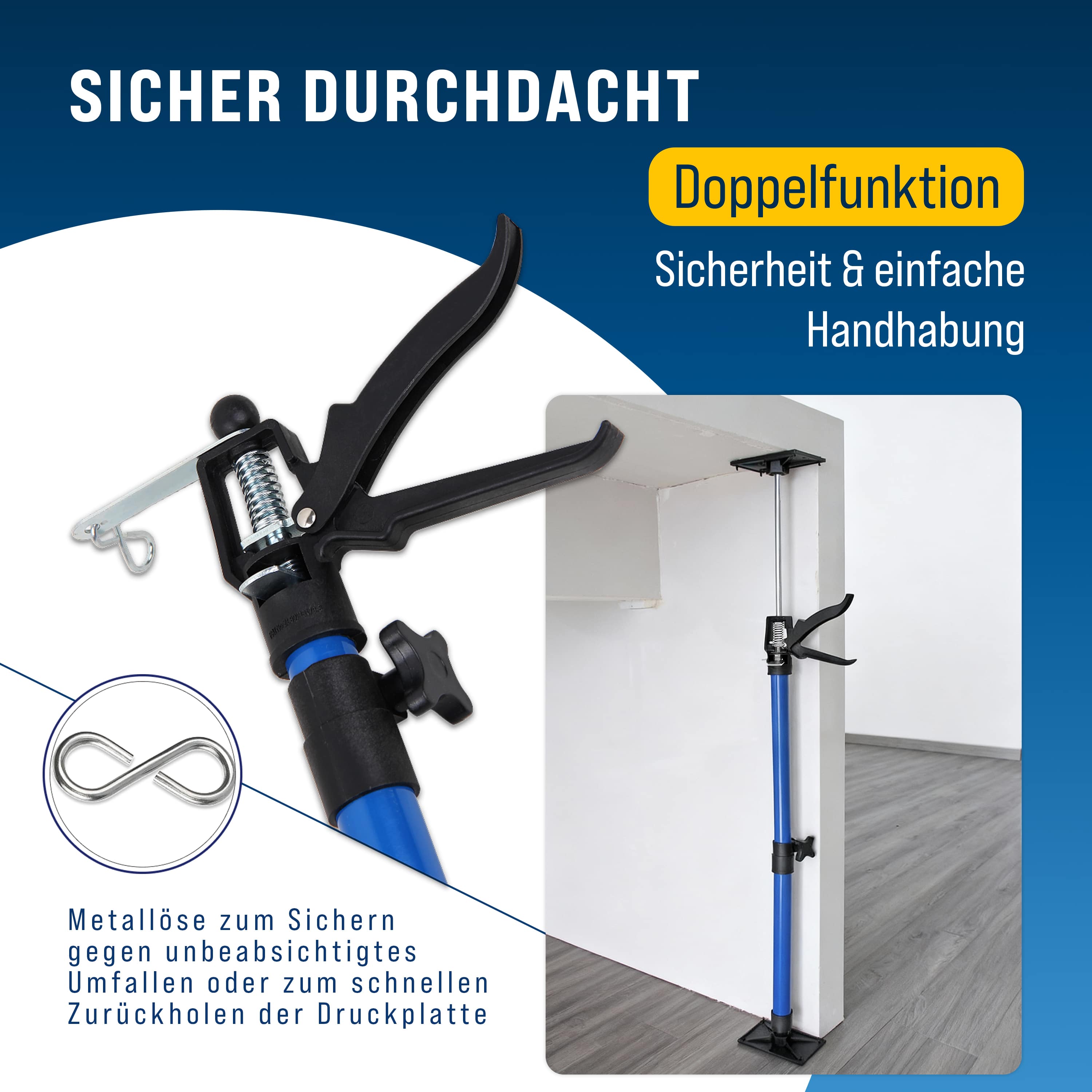 Bouwstempel\u0020Set\u0020van\u00202\u0020Blauw\u0020Staal\u0020115\u002D290cm\u002030kg