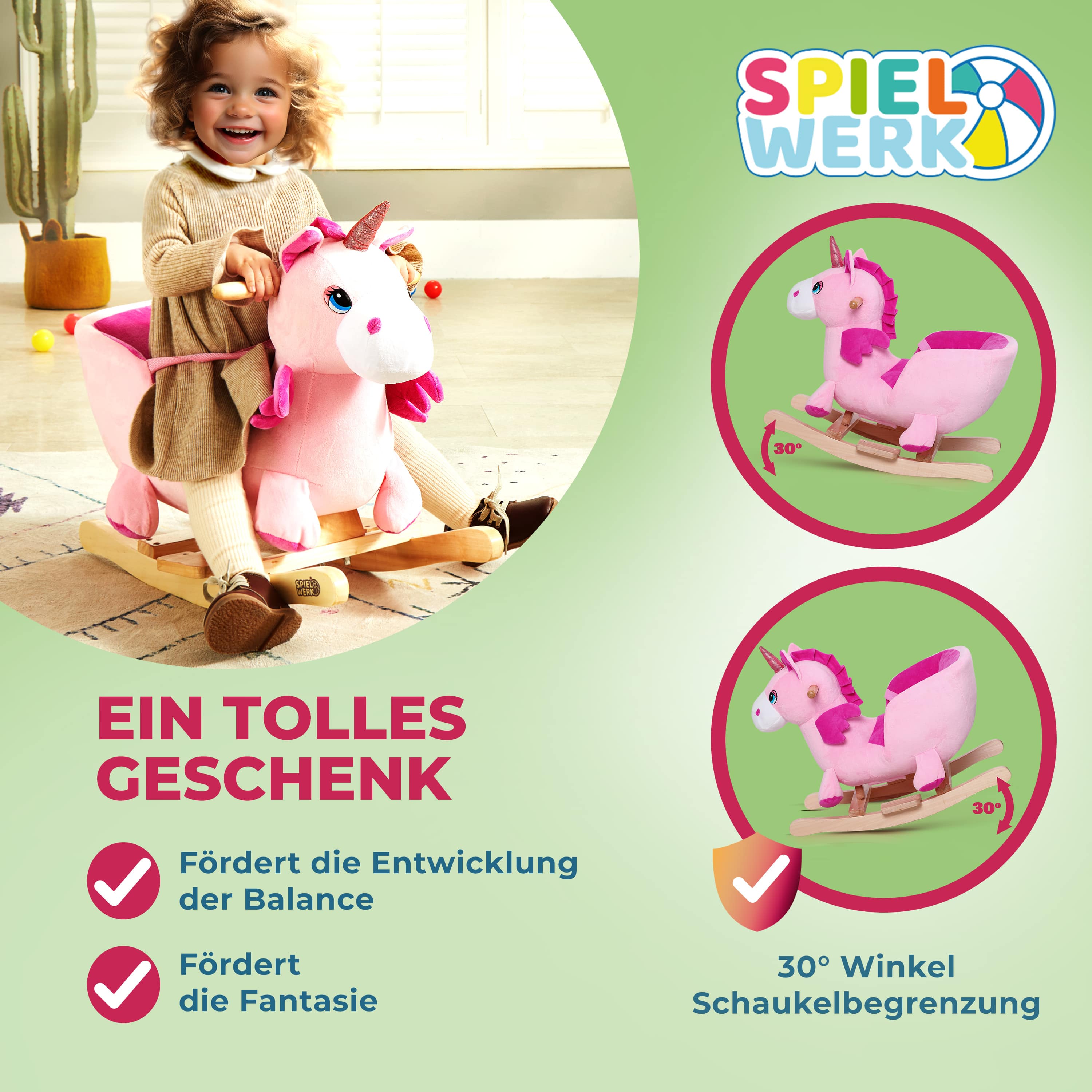 Schommeldier\u0020Eenhoorn\u0020Roze\u0020incl\u0020Gordel Schommeldier\u0020Eenhoorn\u0020Roze\u0020incl\u0020Gordel