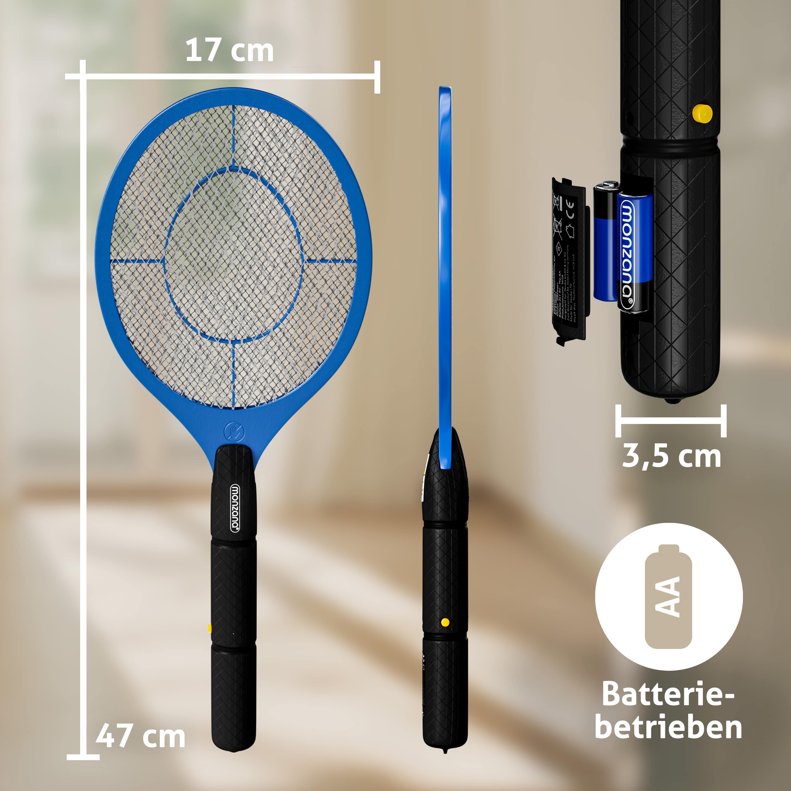Elektrische\u0020Vliegenmepper\u0020Set\u0020van\u00203\u0020Gekleurde