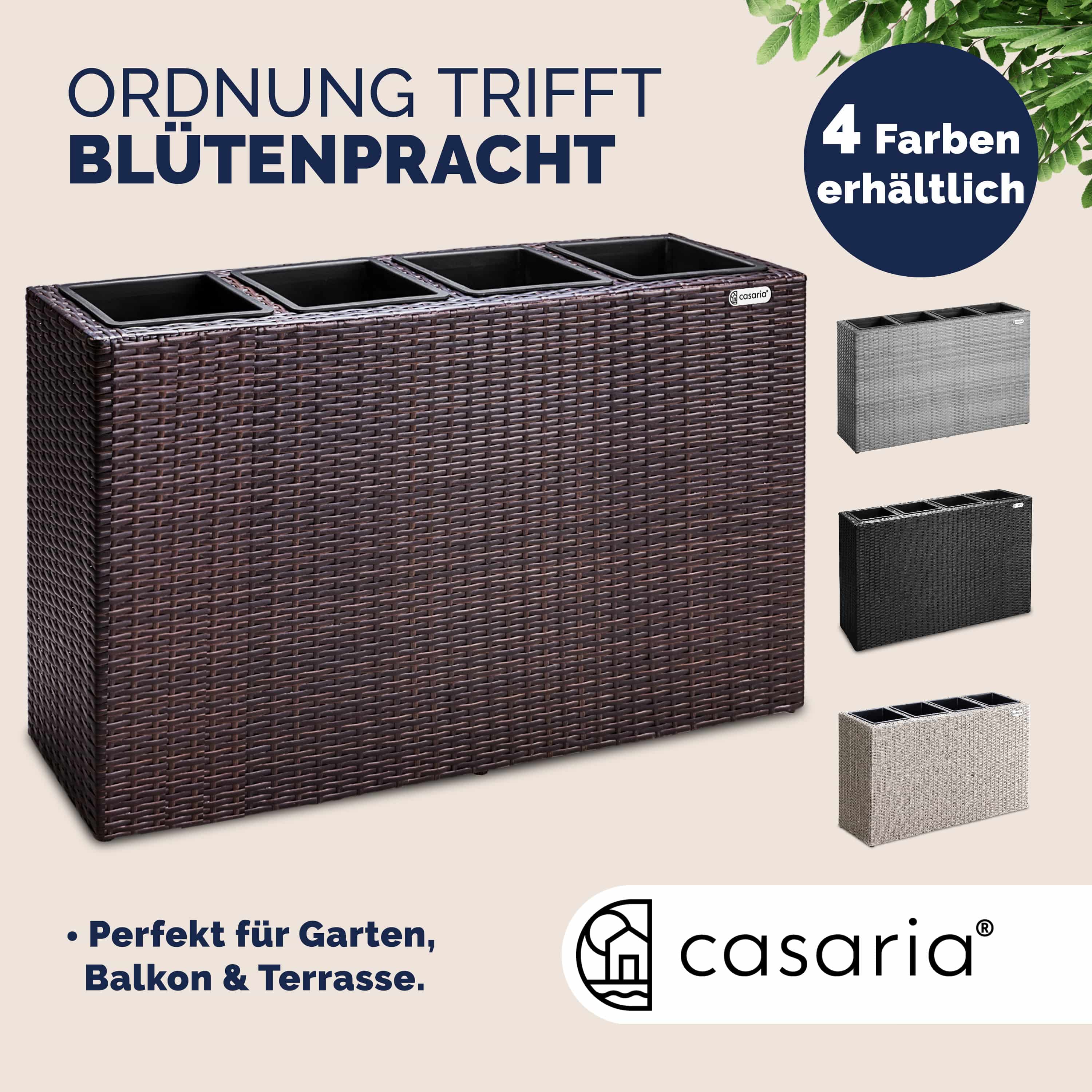 Hoge\u0020Plantenbak\u0020Bruin\u0020Kunststof\u002095x27x60cm Hoge\u0020Plantenbak\u0020Bruin\u0020Kunststof\u002095x27x60cm
