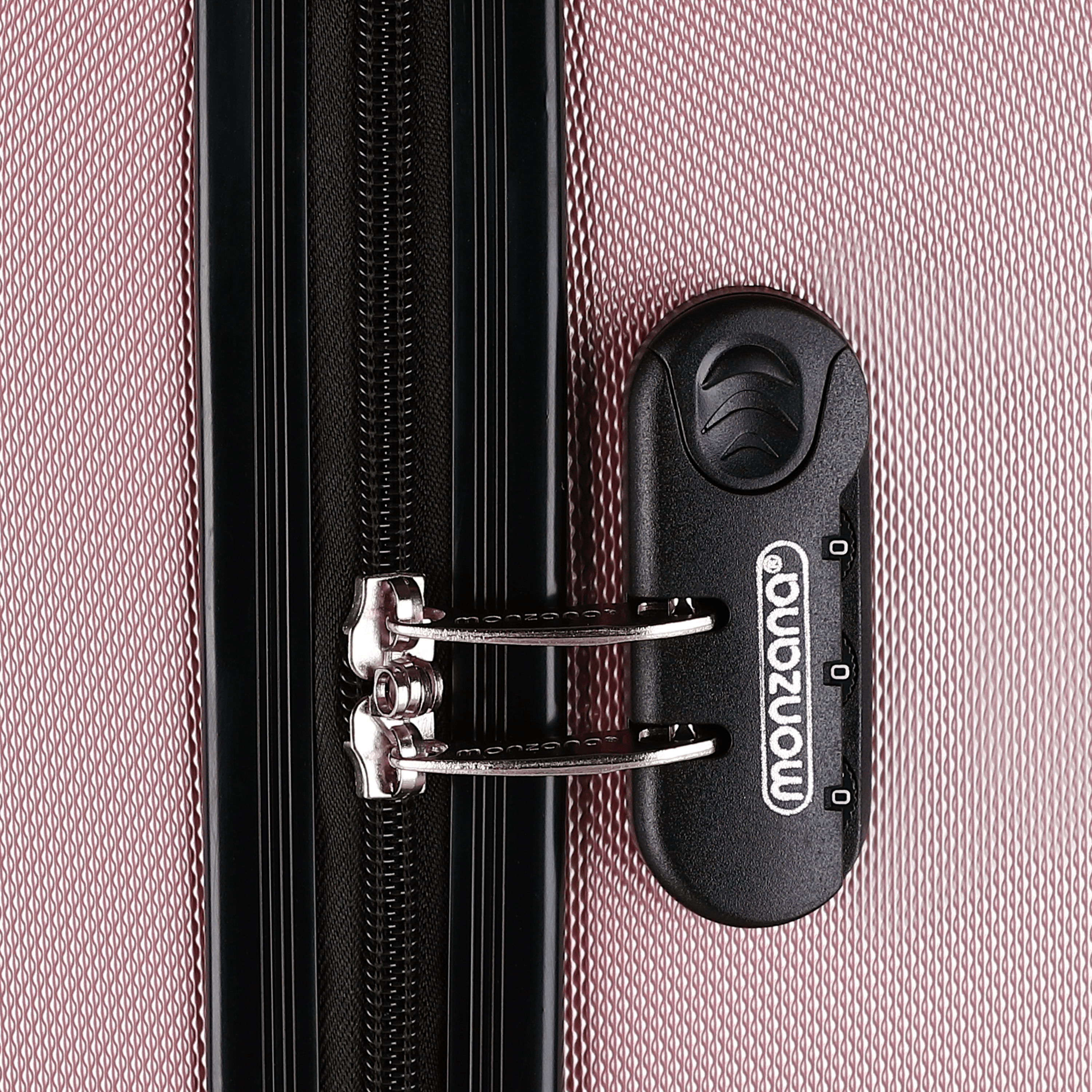 Reiskoffers\u00204\u002Ddelige\u0020Roze\u0020ABS\u0020accessoires