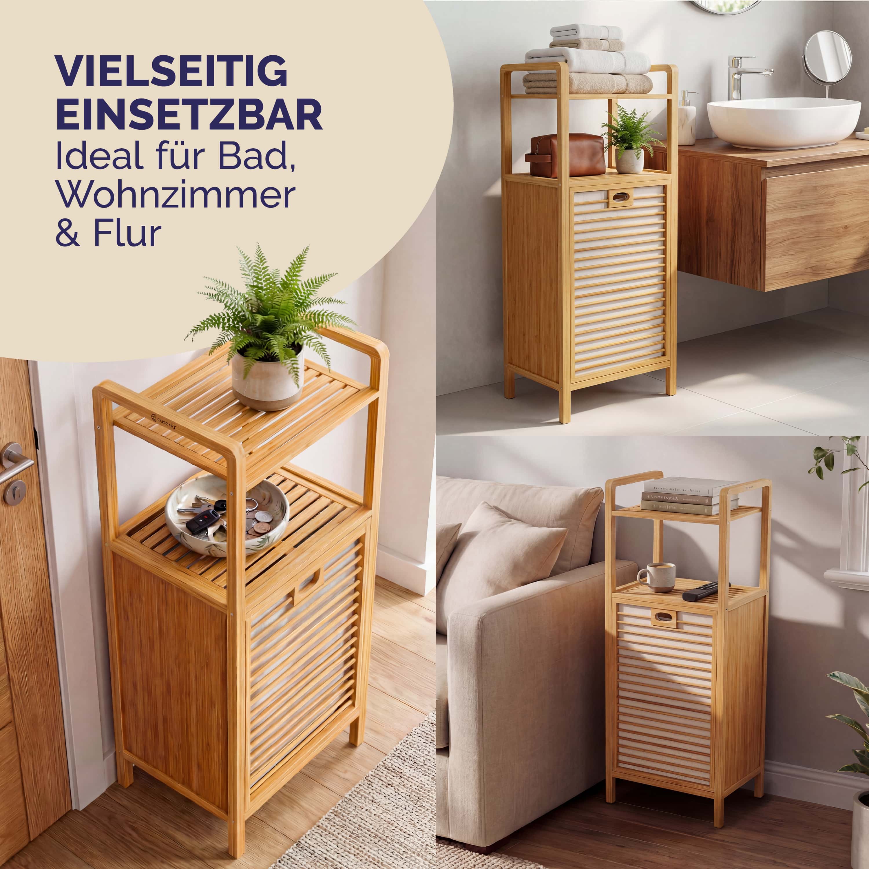Badkamerkast\u0020met\u0020Wasmand\u0020Bamboe\u002043L Badkamerkast\u0020met\u0020Wasmand\u0020Bamboe\u002043L