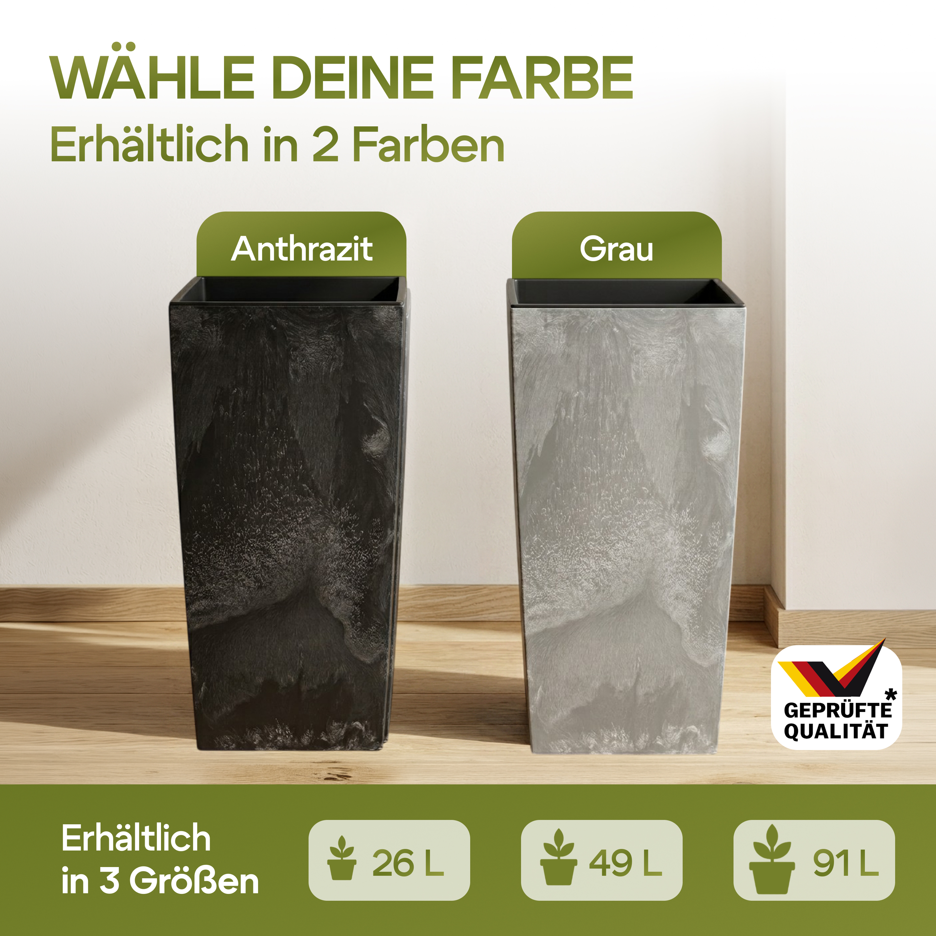 Bloempot\u0020Betonlook\u0020Antraciet\u002026L Bloempot\u0020Betonlook\u0020Antraciet\u002026L