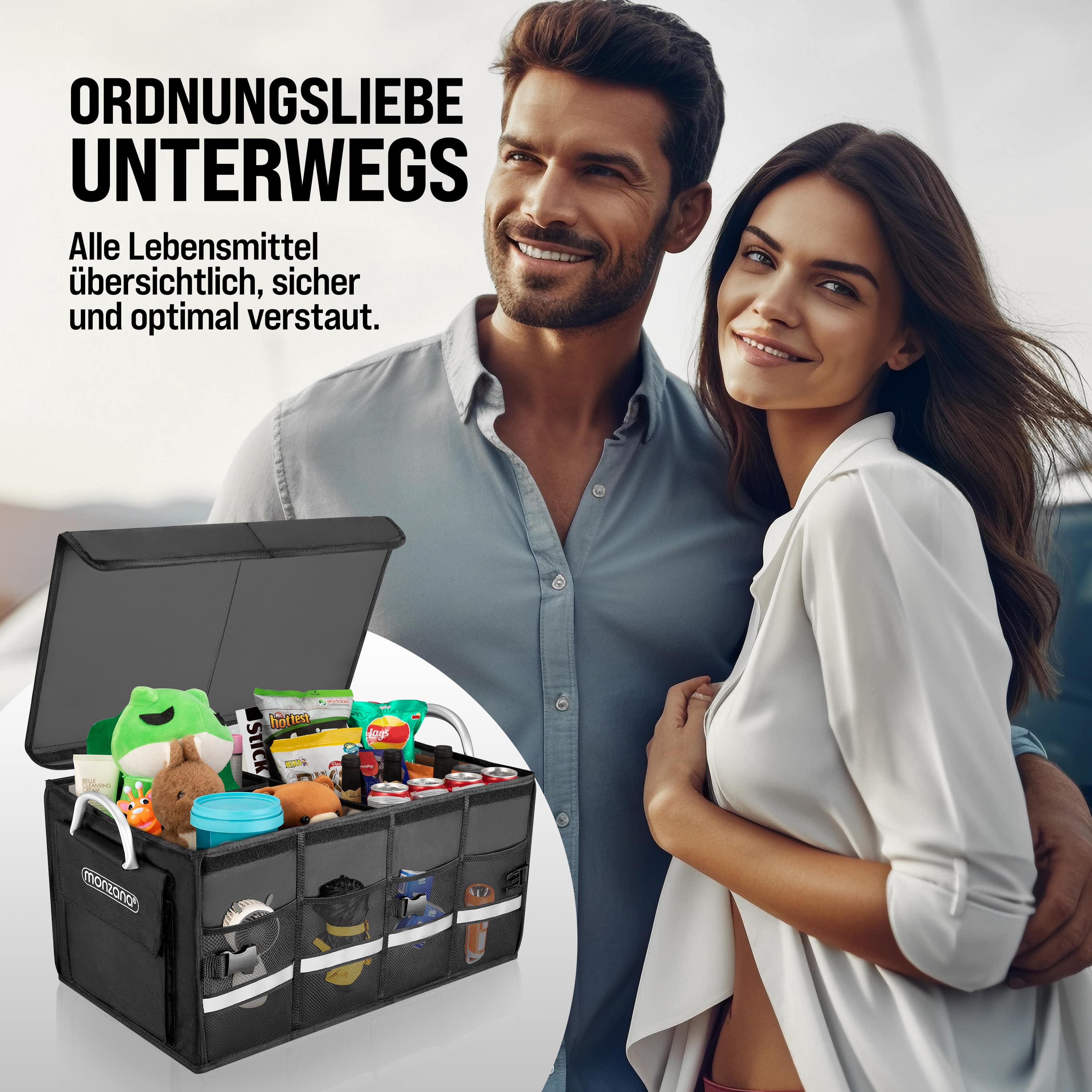 Kofferbak\u0020Organizer\u0020Zwart\u002060x35x30cm Kofferbak\u0020Organizer\u0020Zwart\u002060x35x30cm