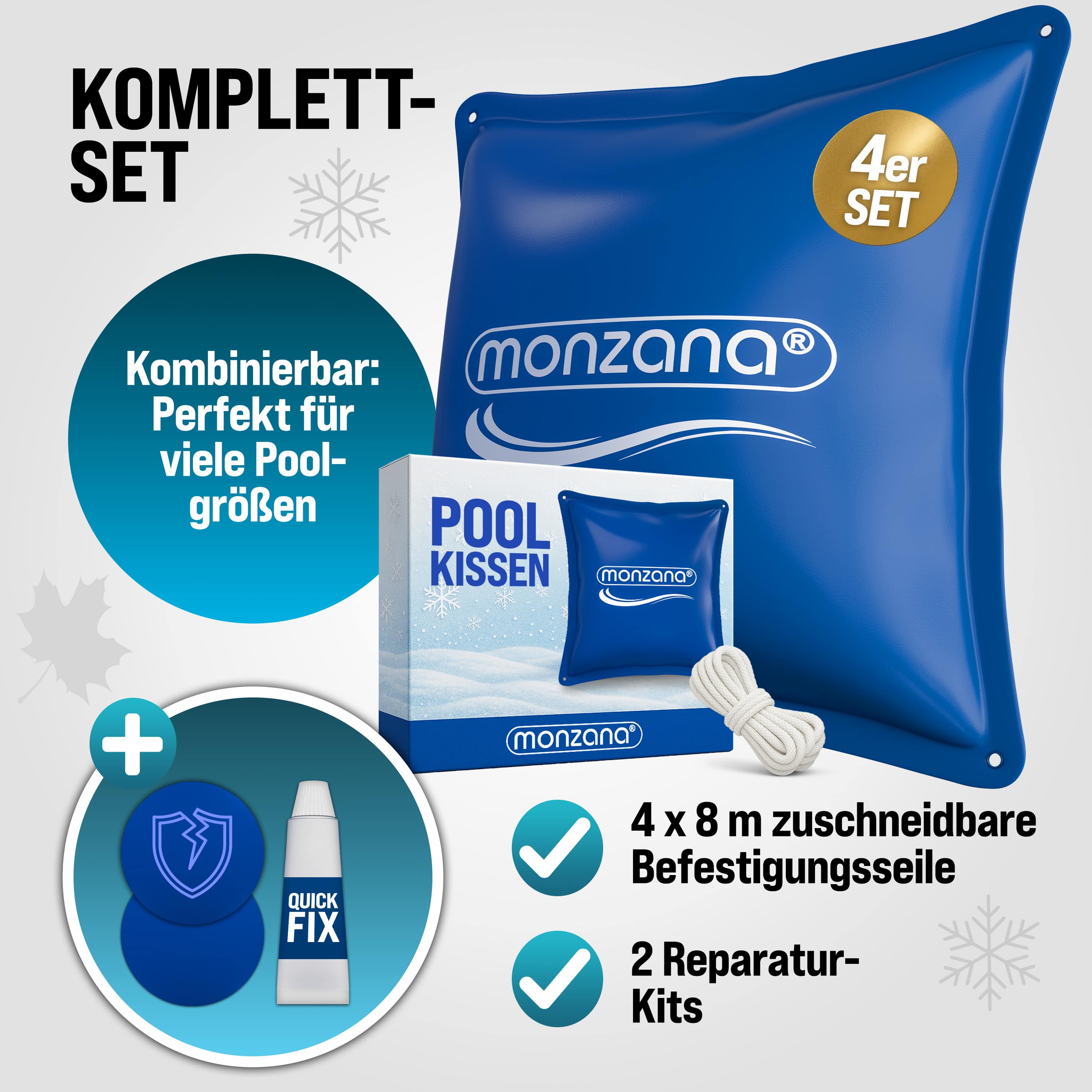 Zwembadkussen\u00204\u0020Stuks\u0020Blauw\u0020120x120cm\u0020\u002D20\u00B0C Zwembadkussen\u00204\u0020Stuks\u0020Blauw\u0020120x120cm\u0020\u002D20\u00B0C