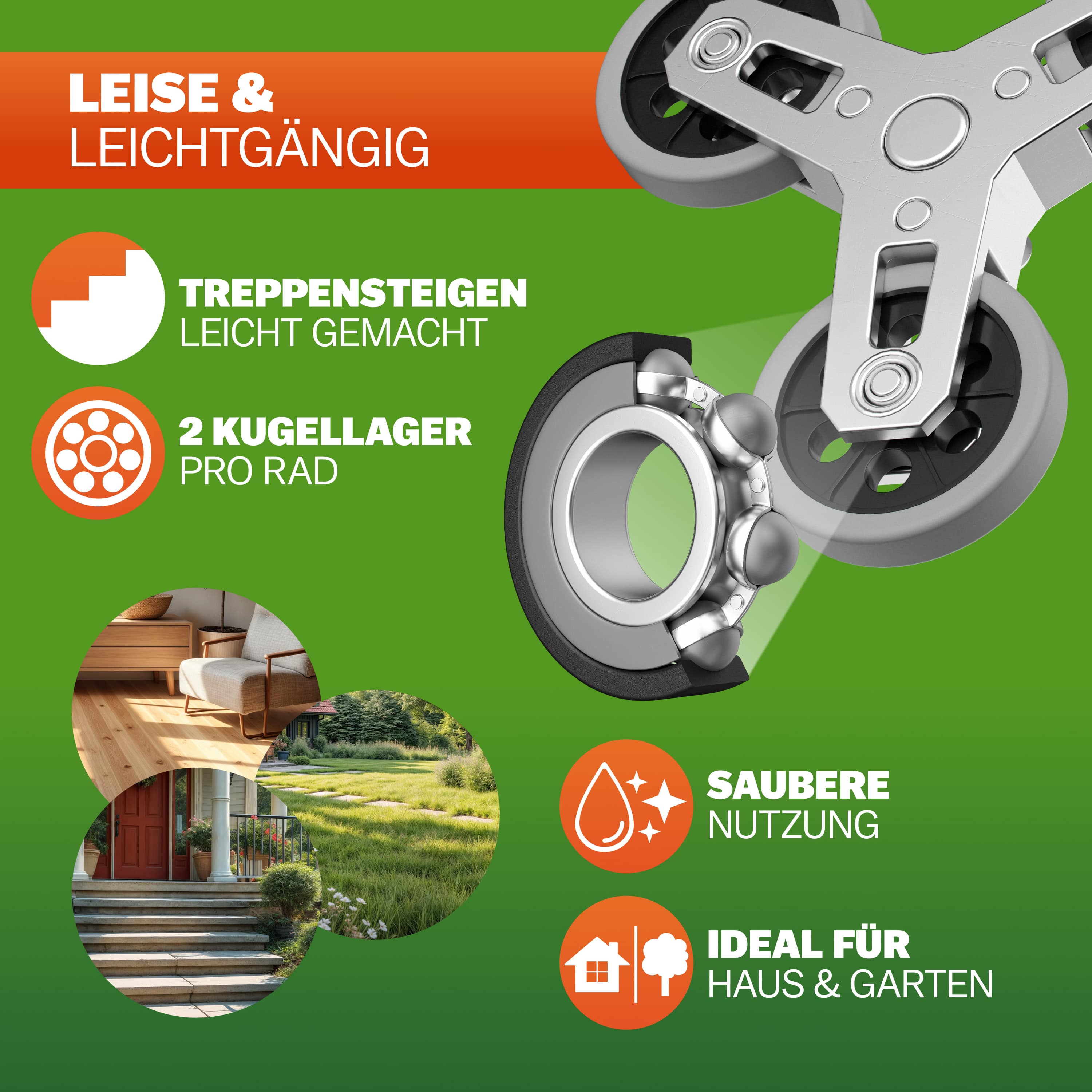 Steekwagen\u0020Zilver\u002FZwart\u0020aluminium\u002080kg\u0020Trap\u0020in\u0020hoogte\u0020verstelbaar