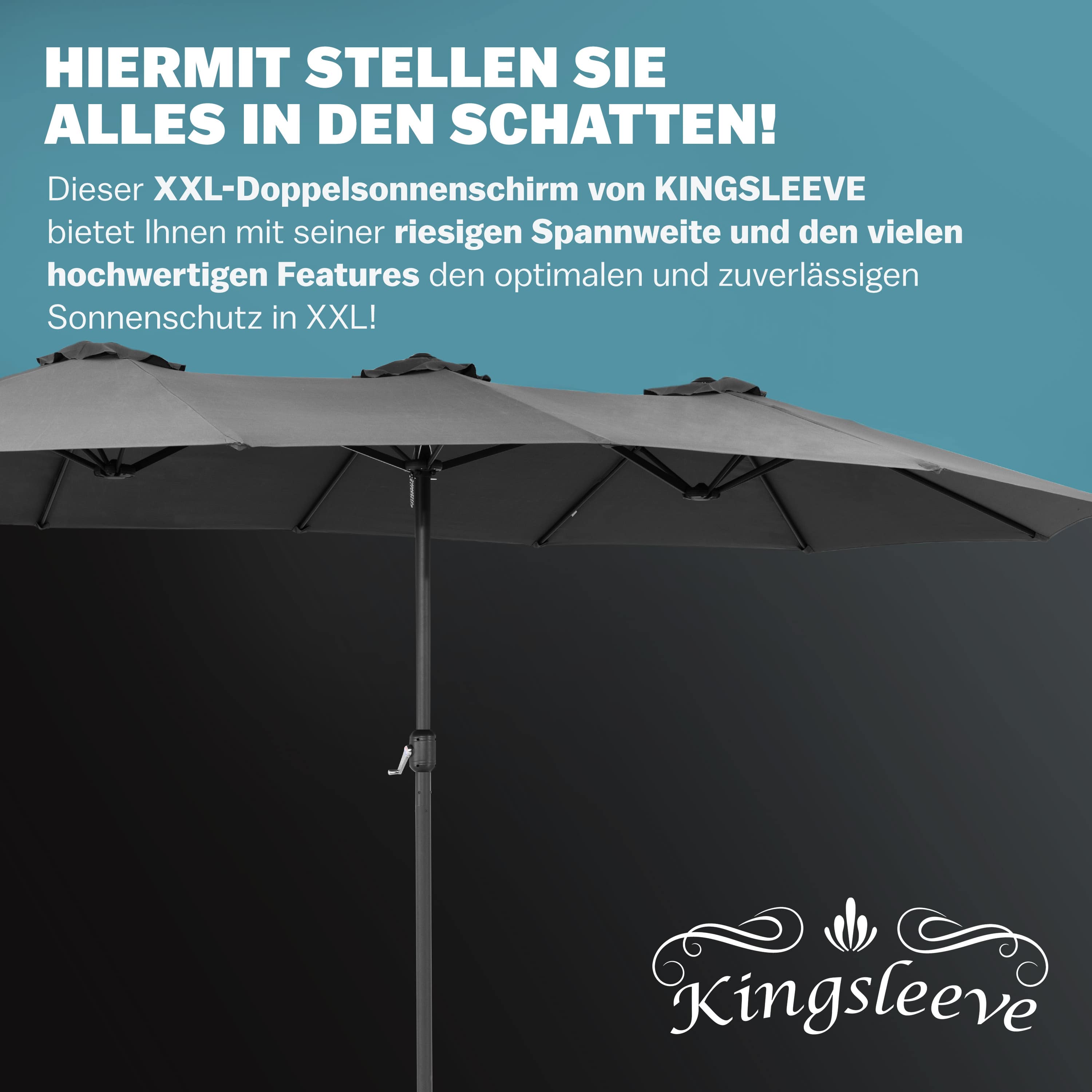 Dubbele\u0020Parasol\u0020Antraciet\u0020met\u0020UV\u002Dbescherming\u002080\u002B Dubbele\u0020Parasol\u0020Antraciet\u0020met\u0020UV\u002Dbescherming\u002080\u002B