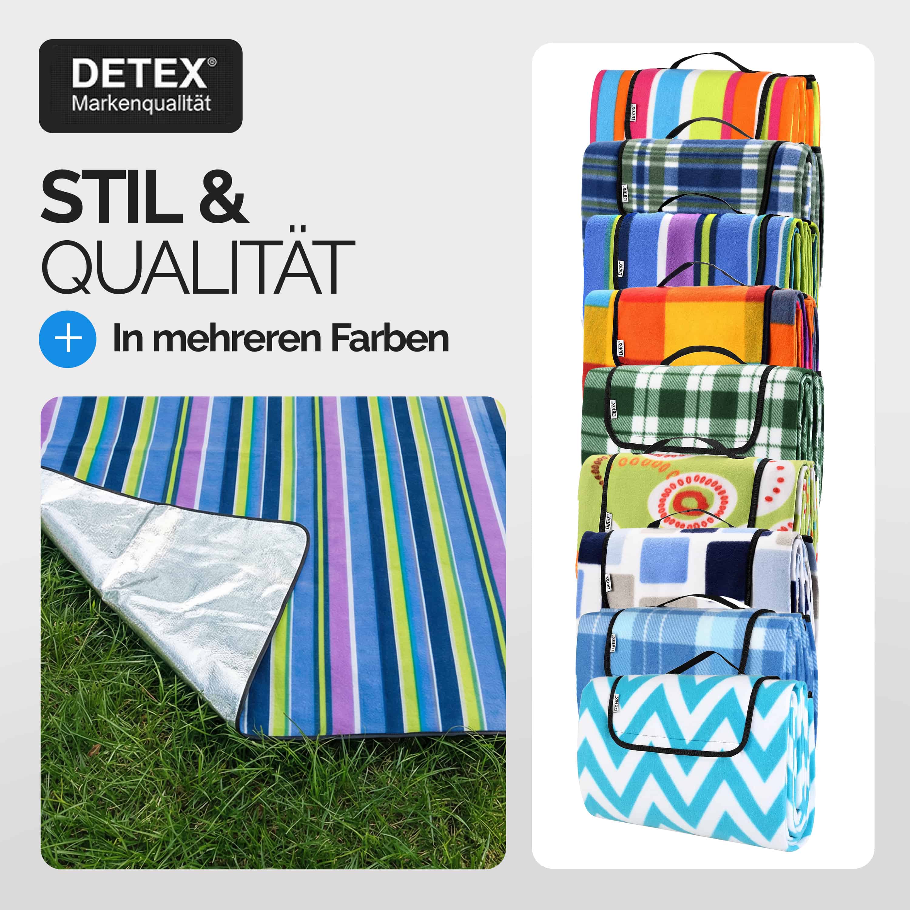 Picknickdeken\u0020Gestreept\u00202x2m Picknickdeken\u0020Gestreept\u00202x2m