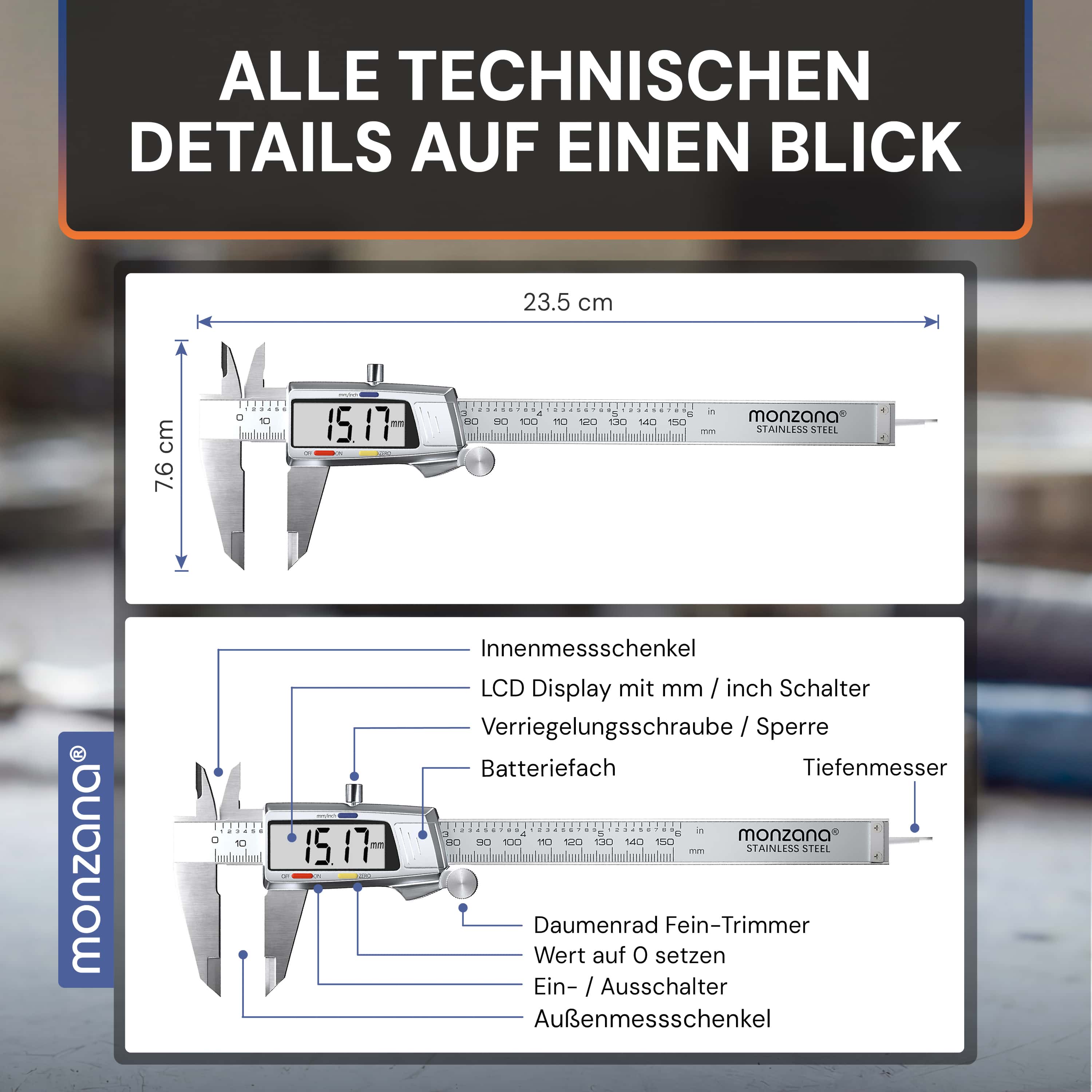 Digitale\u0020Schuifmaat\u0020RVS\u0020150mm