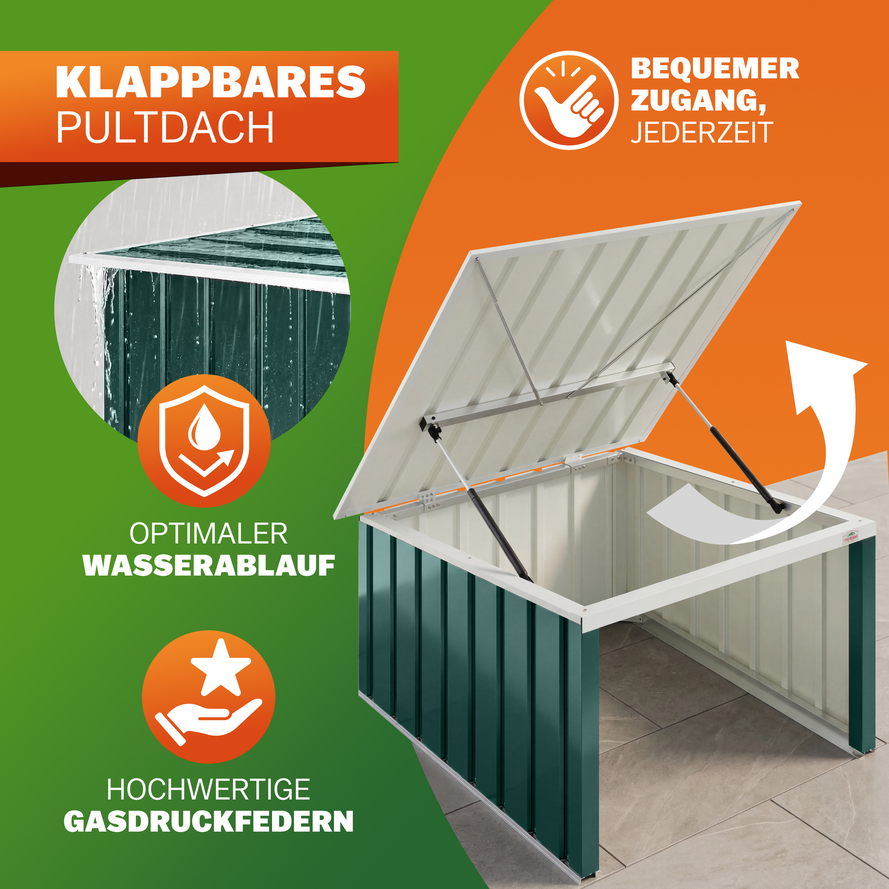 Robotmaaier\u0020Garage\u0020Groen\u0020Metaal\u002089x90x54cm Robotmaaier\u0020Garage\u0020Groen\u0020Metaal\u002089x90x54cm