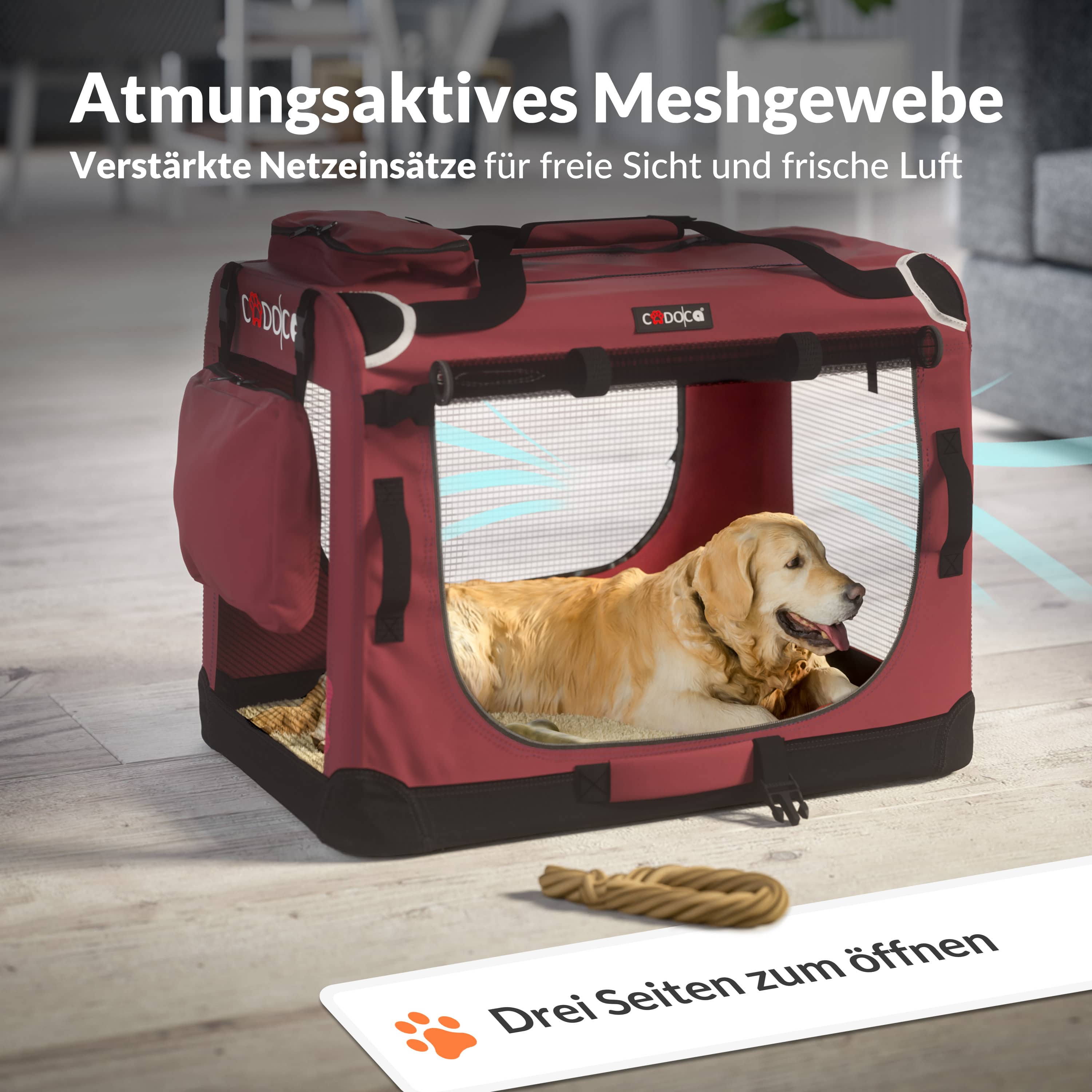 Hondentransportbox\u0020Donker\u0020Rood\u0020M\u002060x42x44cm Hondentransportbox\u0020Donker\u0020Rood\u0020M\u002060x42x44cm