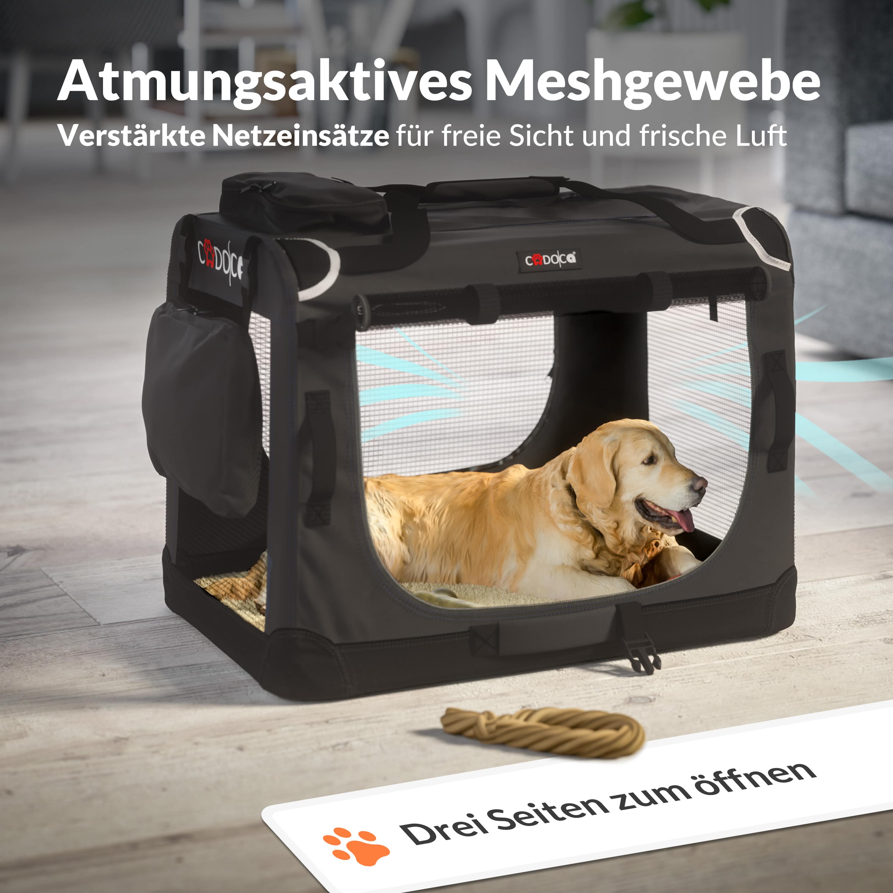 Hondentransportbox\u0020Antraciet\u0020M\u002060x42x44cm Hondentransportbox\u0020Antraciet\u0020M\u002060x42x44cm