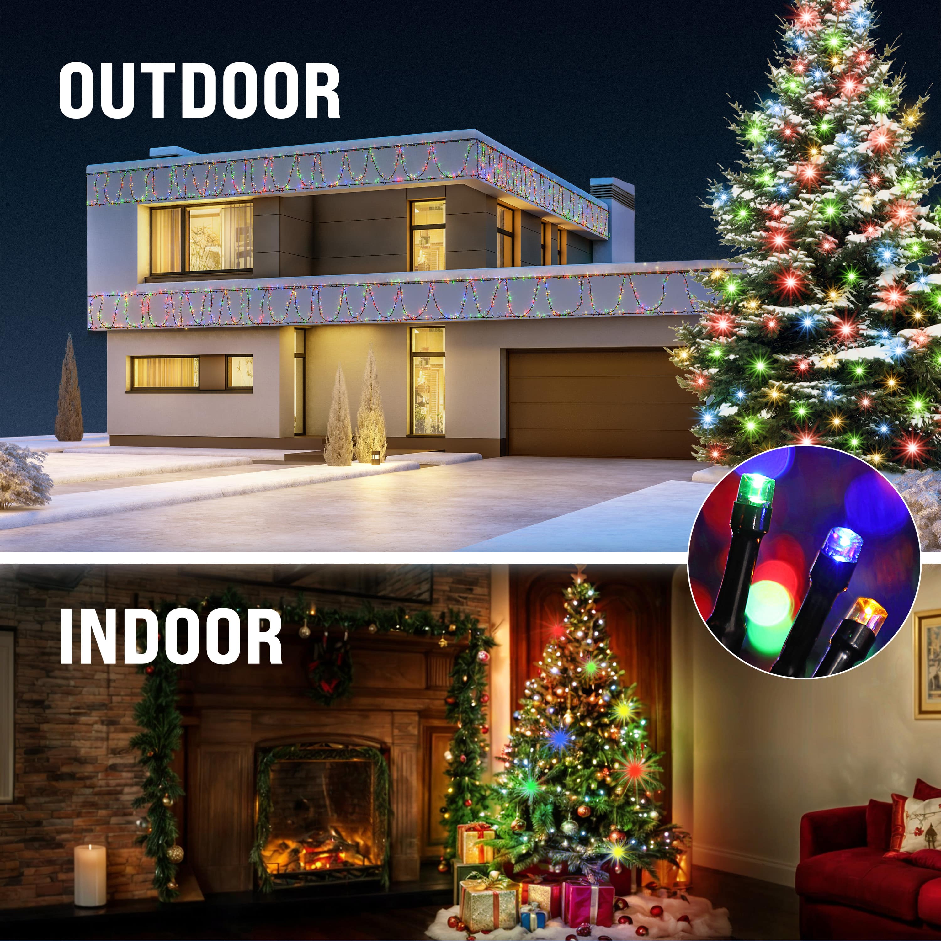 Kerstverlichting\u0020Kleurig\u002040m\u0020Afstandsbediening