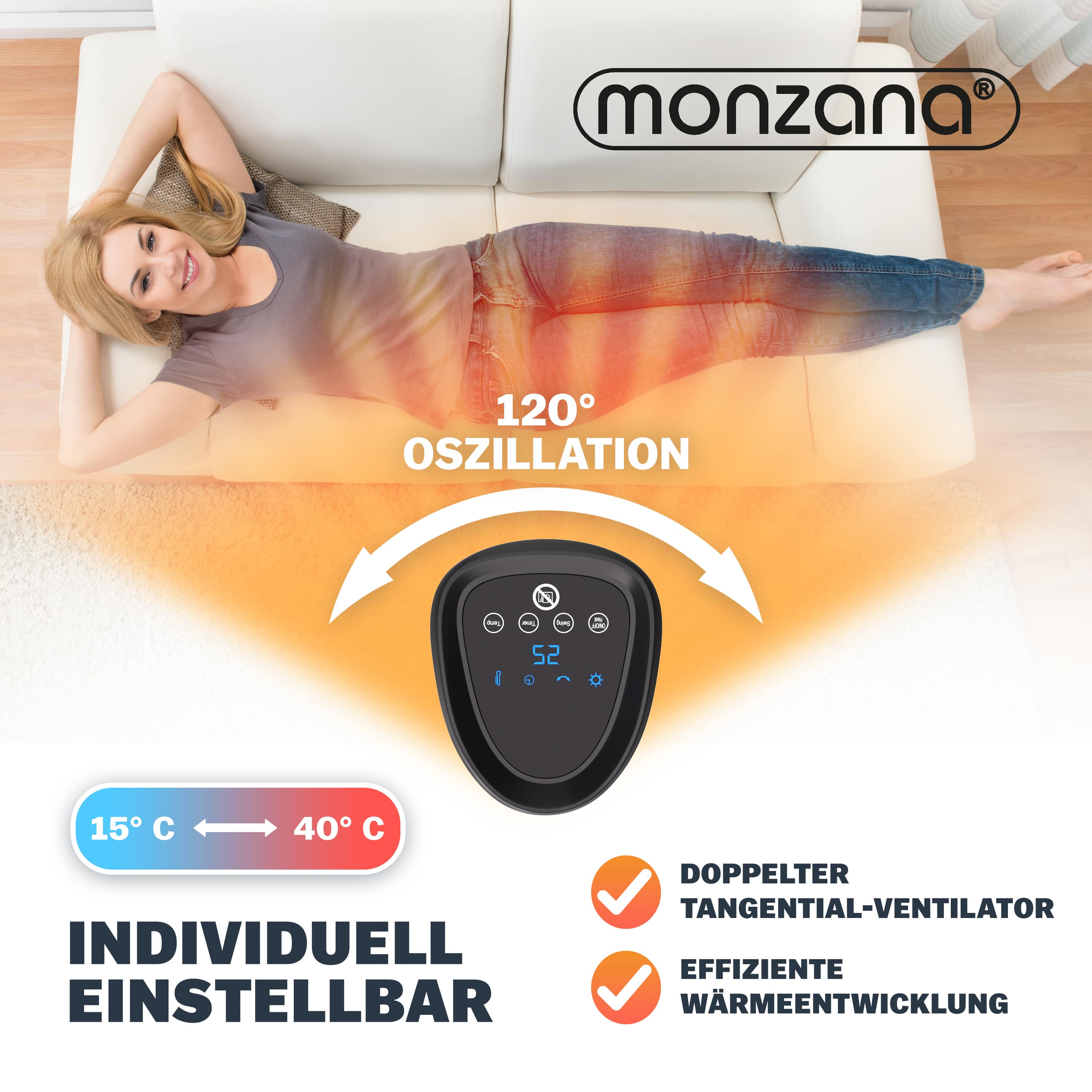 Keramische\u0020Ventilatorkachel\u0020MZKH2200\u0020Zwart\u00202000W