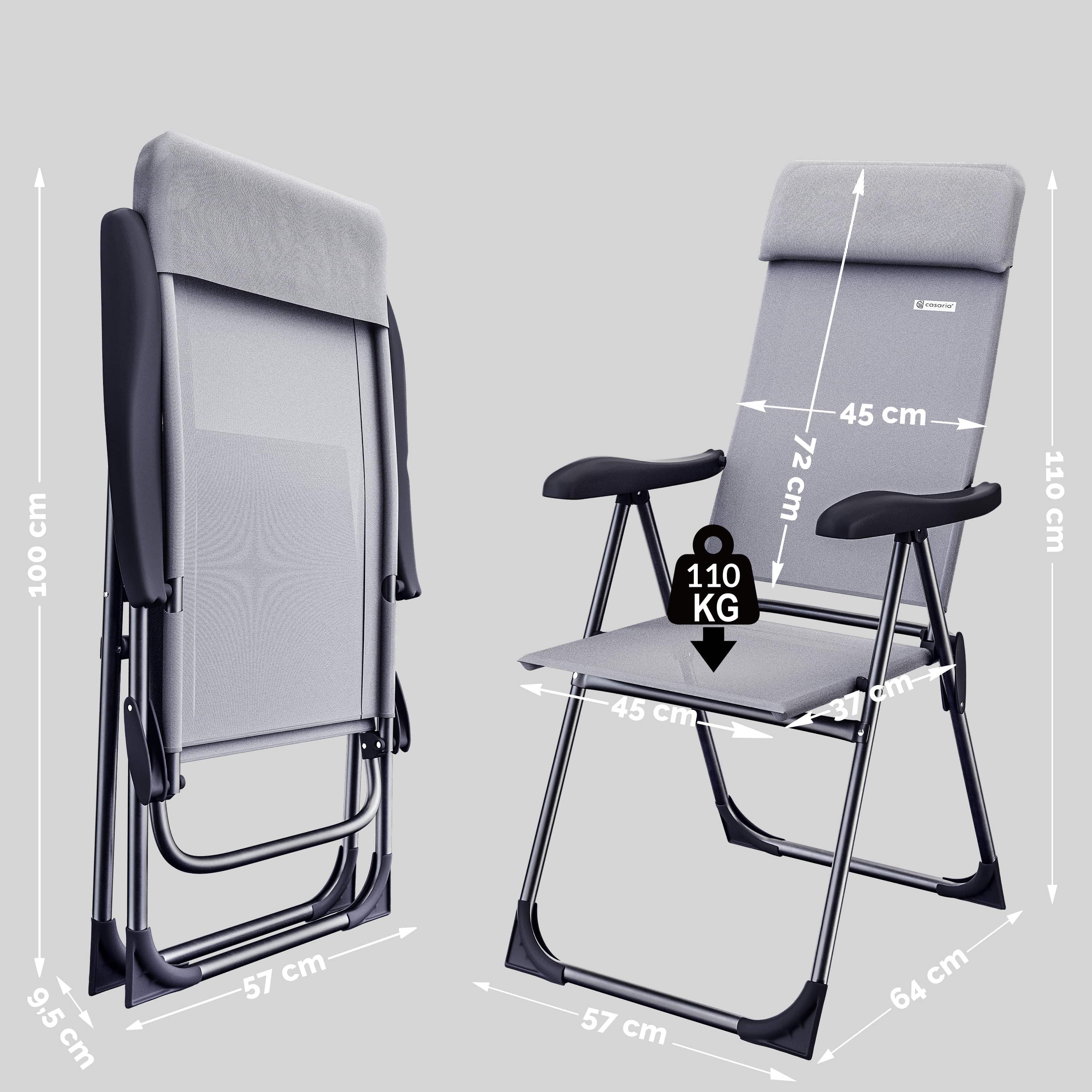 Tuinstoel\u0020met\u0020Hoge\u0020Rugleuning\u00204\u0020Stuks\u0020Grijs\u0020Aluminium Tuinstoel\u0020met\u0020Hoge\u0020Rugleuning\u00204\u0020Stuks\u0020Grijs\u0020Aluminium