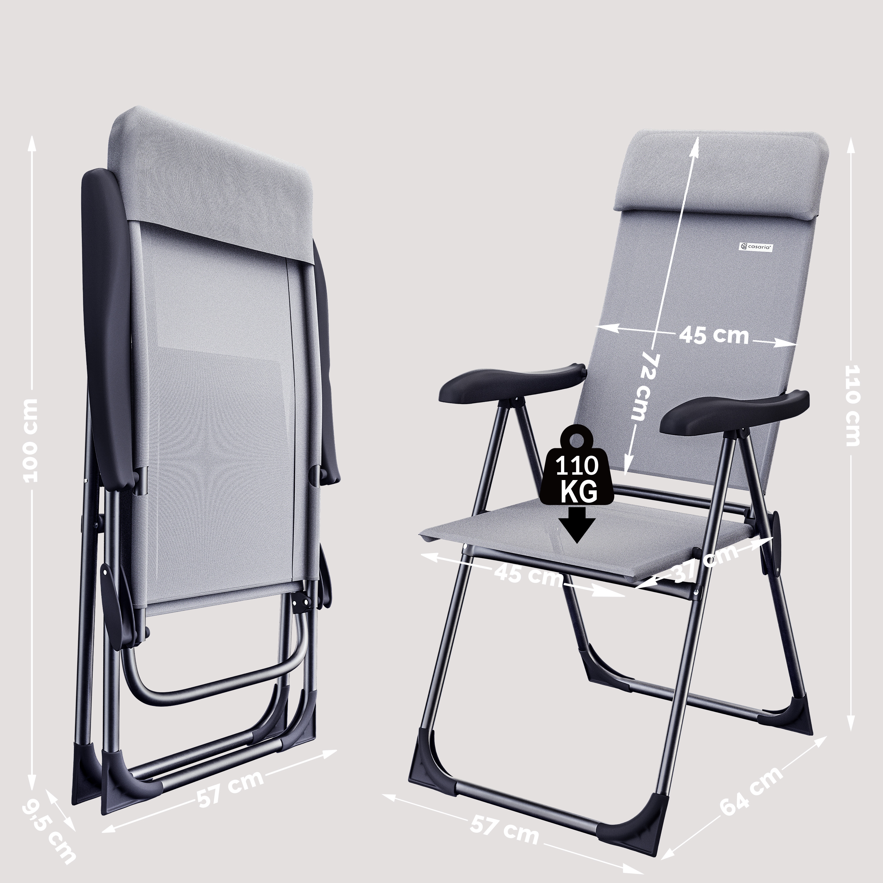 Tuinstoel\u0020met\u0020Hoge\u0020Rugleuning\u00202\u0020Stuks\u0020Grijs\u0020Aluminium Tuinstoel\u0020met\u0020Hoge\u0020Rugleuning\u00202\u0020Stuks\u0020Grijs\u0020Aluminium