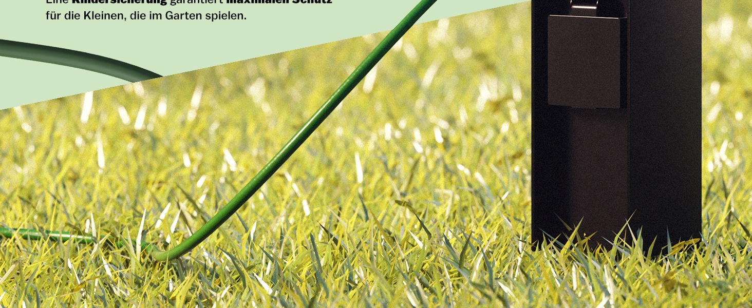 Tuinstopcontact\u0020Zwart\u00202\u002Dvoudig\u002023x7x7cm
