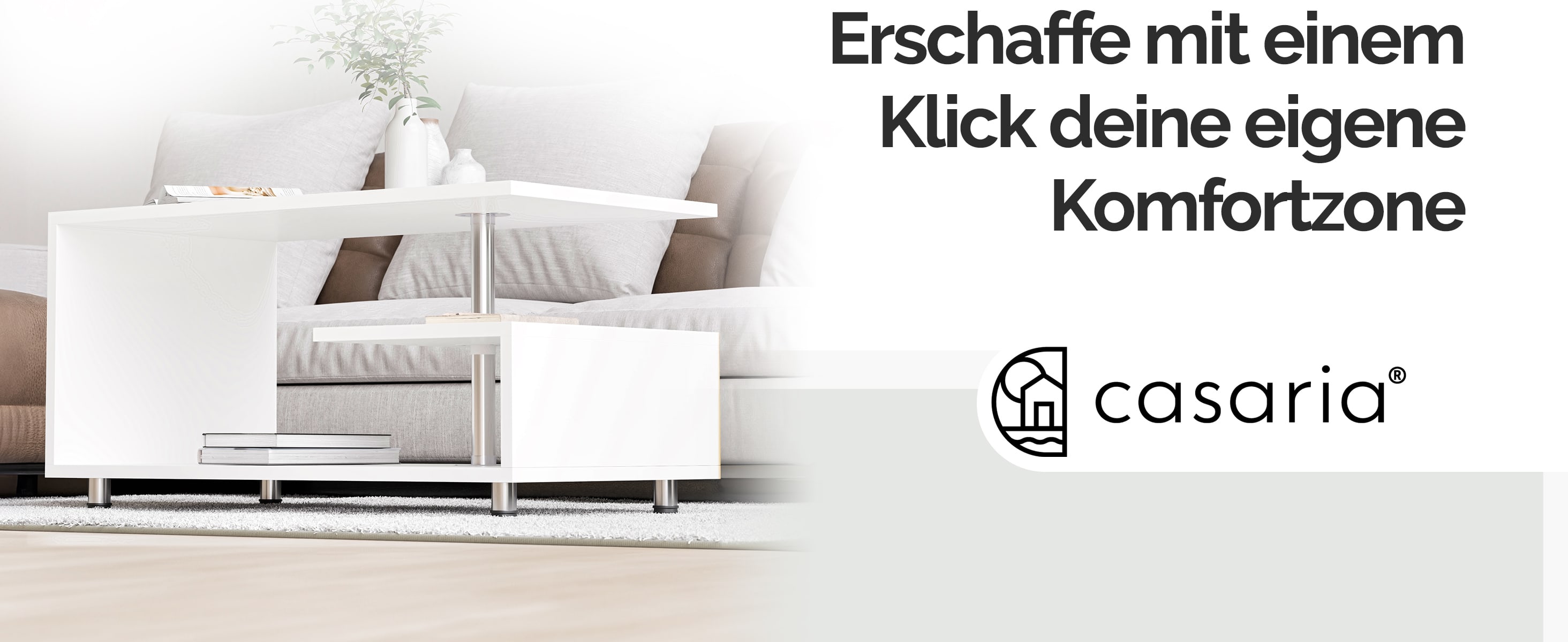 Salontafel\u0020Orlando\u0020Wit\u002095x55x50cm