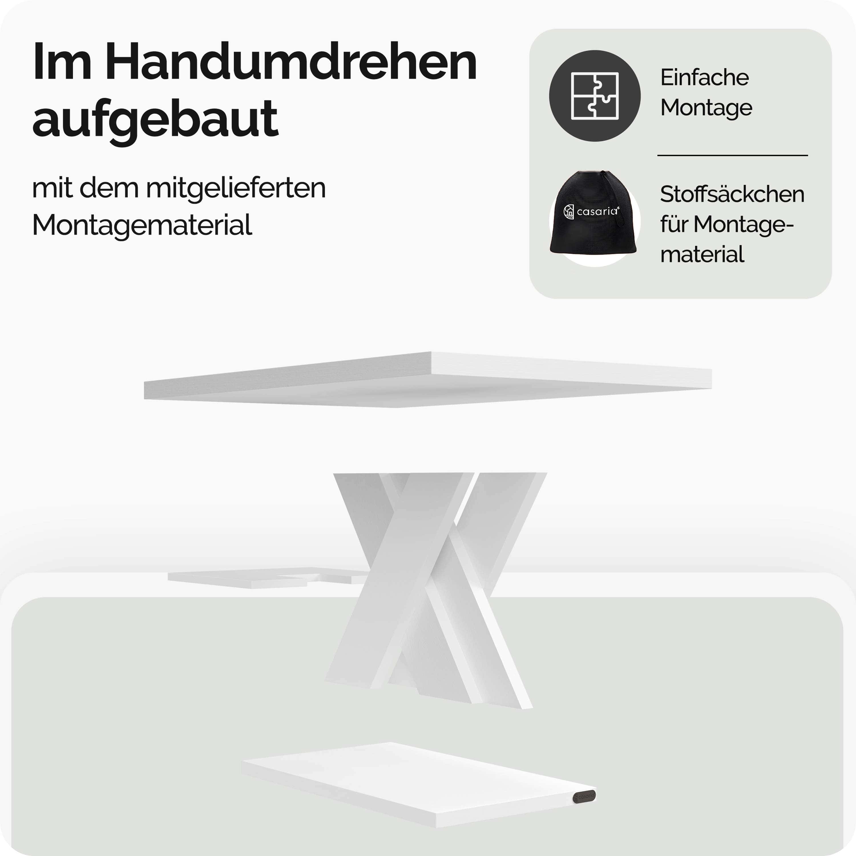 Salontafel\u0020Detroit\u0020Wit\u002090x60x45cm