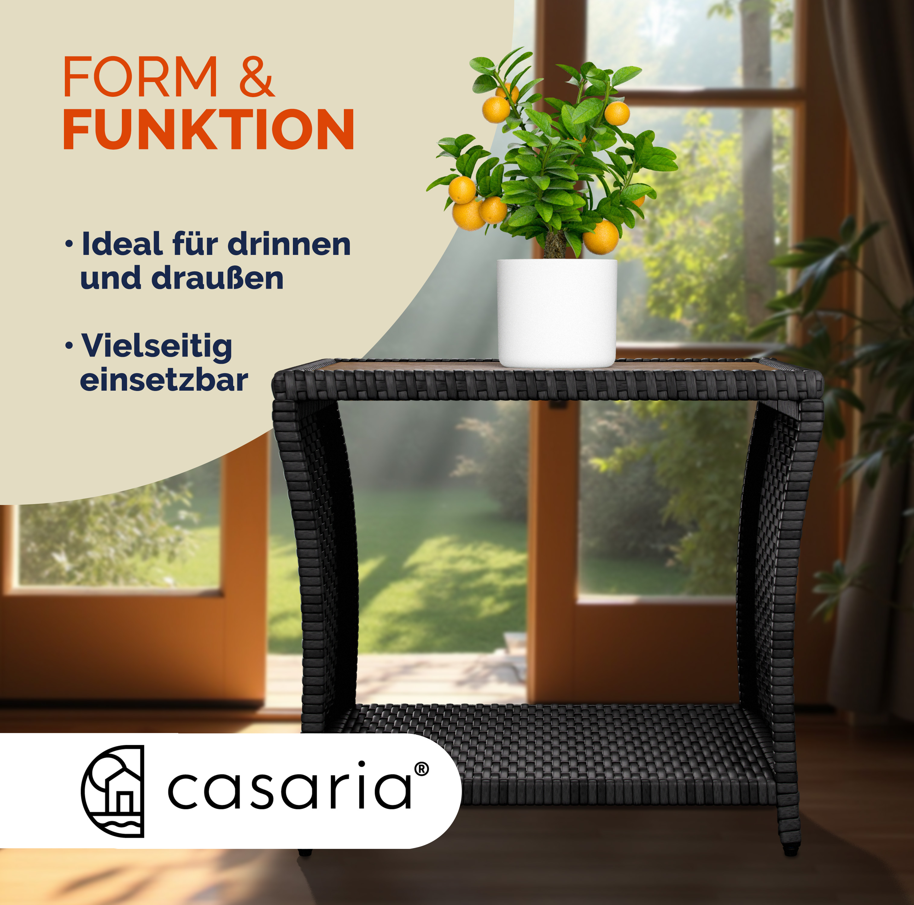 Polyrattan\u0020bijzettafel\u0020grijs\u002045x45x40cm Polyrattan\u0020bijzettafel\u0020grijs\u002045x45x40cm