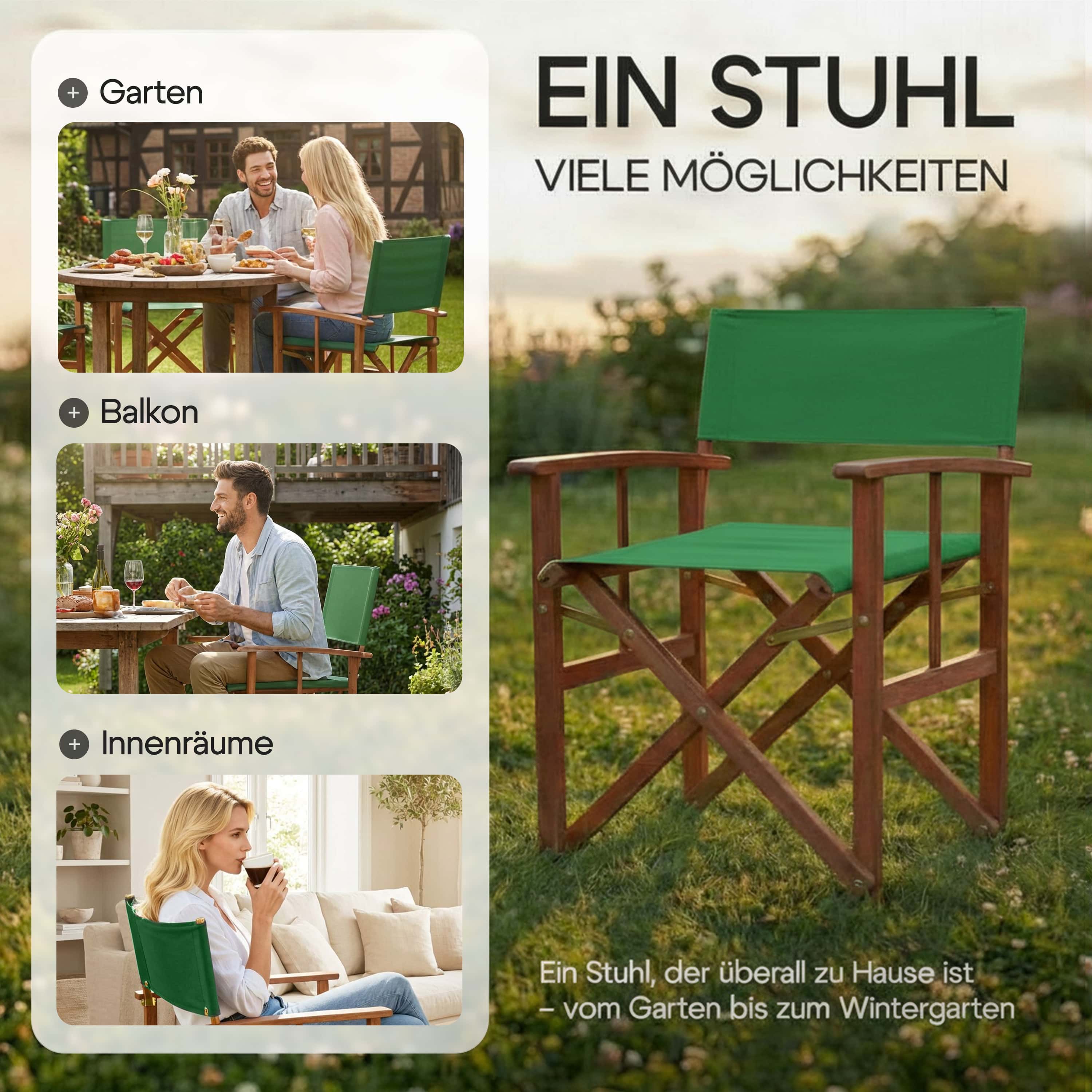 Regisseursstoel\u0020Groen\u0020eucalyptushout\u0020FSC\u00AE\u002Dgecertificeerd\u0020Inklapbare\u0020tuinstoel\u0020tot\u0020160\u0020kg