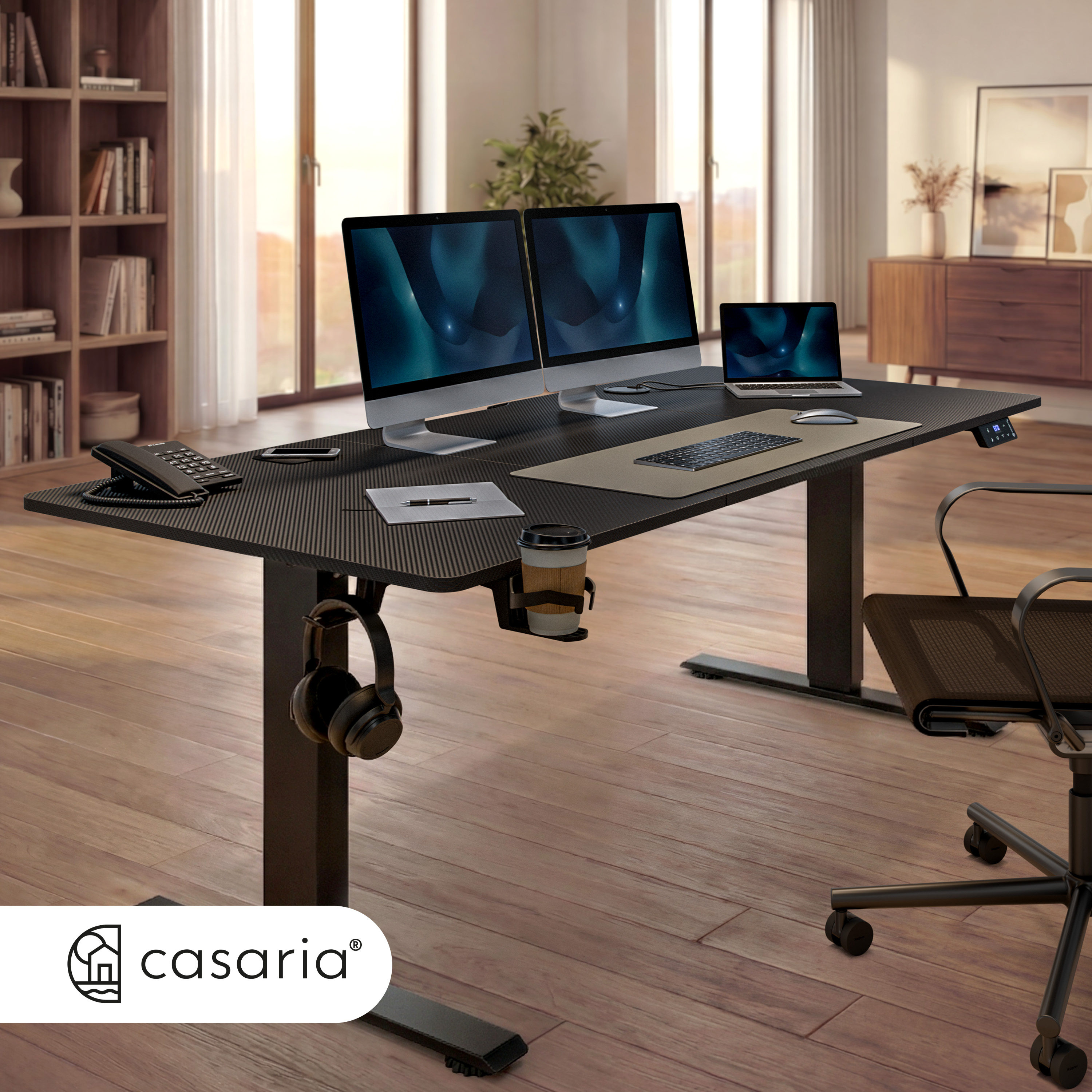 Zit\u0020sta\u0020bureau\u0020Zwart\u0020120x60x72\u002D117cm Zit\u0020sta\u0020bureau\u0020Zwart\u0020120x60x72\u002D117cm
