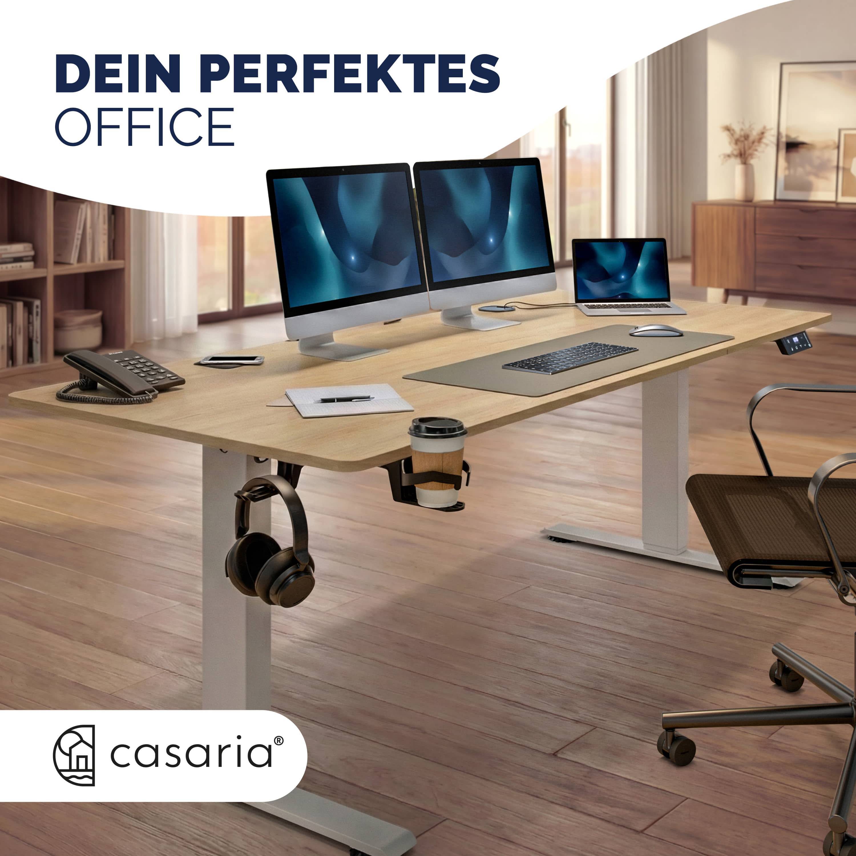 Zit\u0020sta\u0020bureau\u0020Beige\u0020160x75x72\u002D117cm Zit\u0020sta\u0020bureau\u0020Beige\u0020160x75x72\u002D117cm