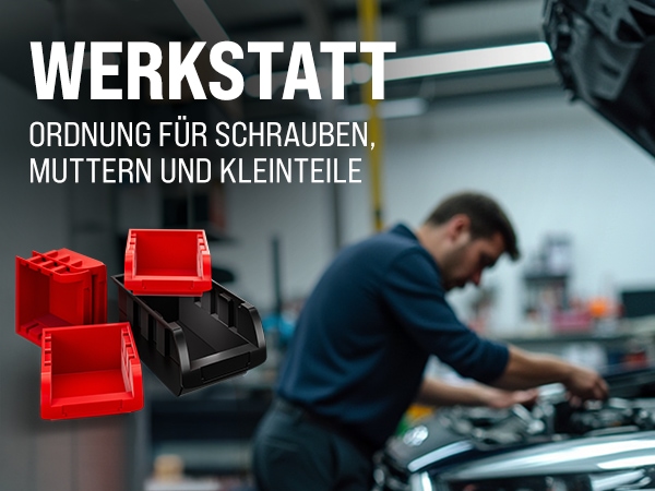 Gereedschapswand\u0020ZwartRood\u002043\u002Ddelig\u0020Stapelboxen