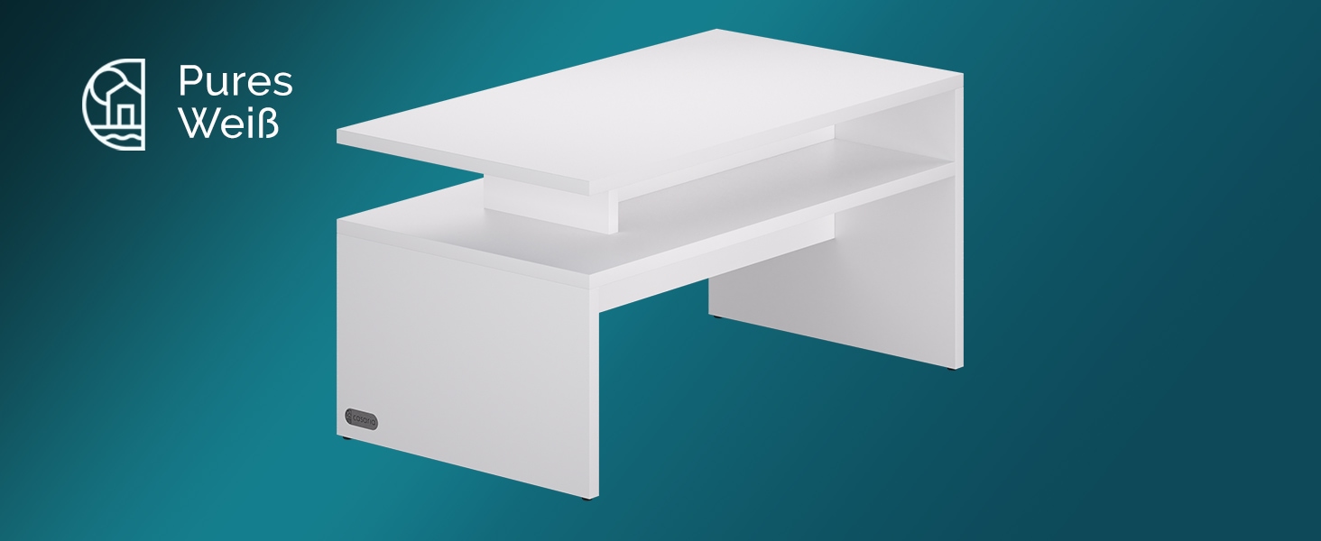 Salontafel\u0020Sacramento\u0020Wit\u002FEik\u002095x55x50cm Salontafel\u0020Sacramento\u0020Wit\u002FEik\u002095x55x50cm