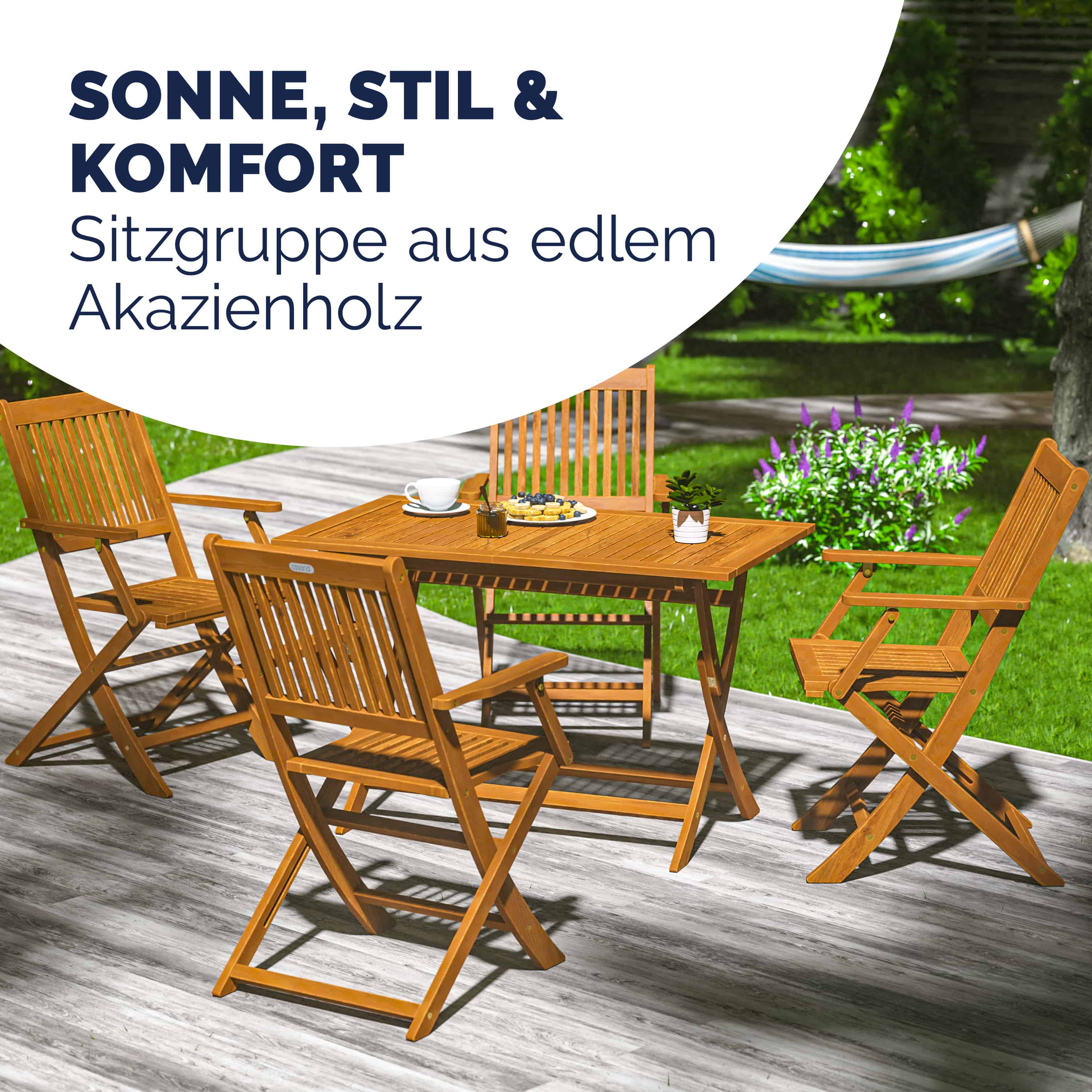 Tuinzitgroep\u0020Sydney\u0020Comfort\u00205\u002Ddelig\u0020acaciahout\u0020FSC\u00AE\u002Dgecertificeerd
