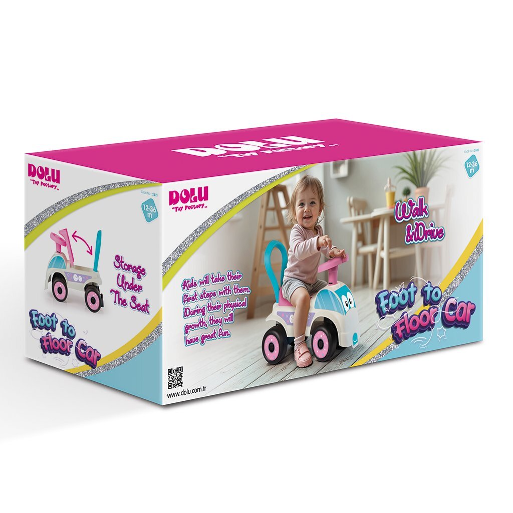 Dolu\u0020Loopauto\u0020Roze\u002FWit